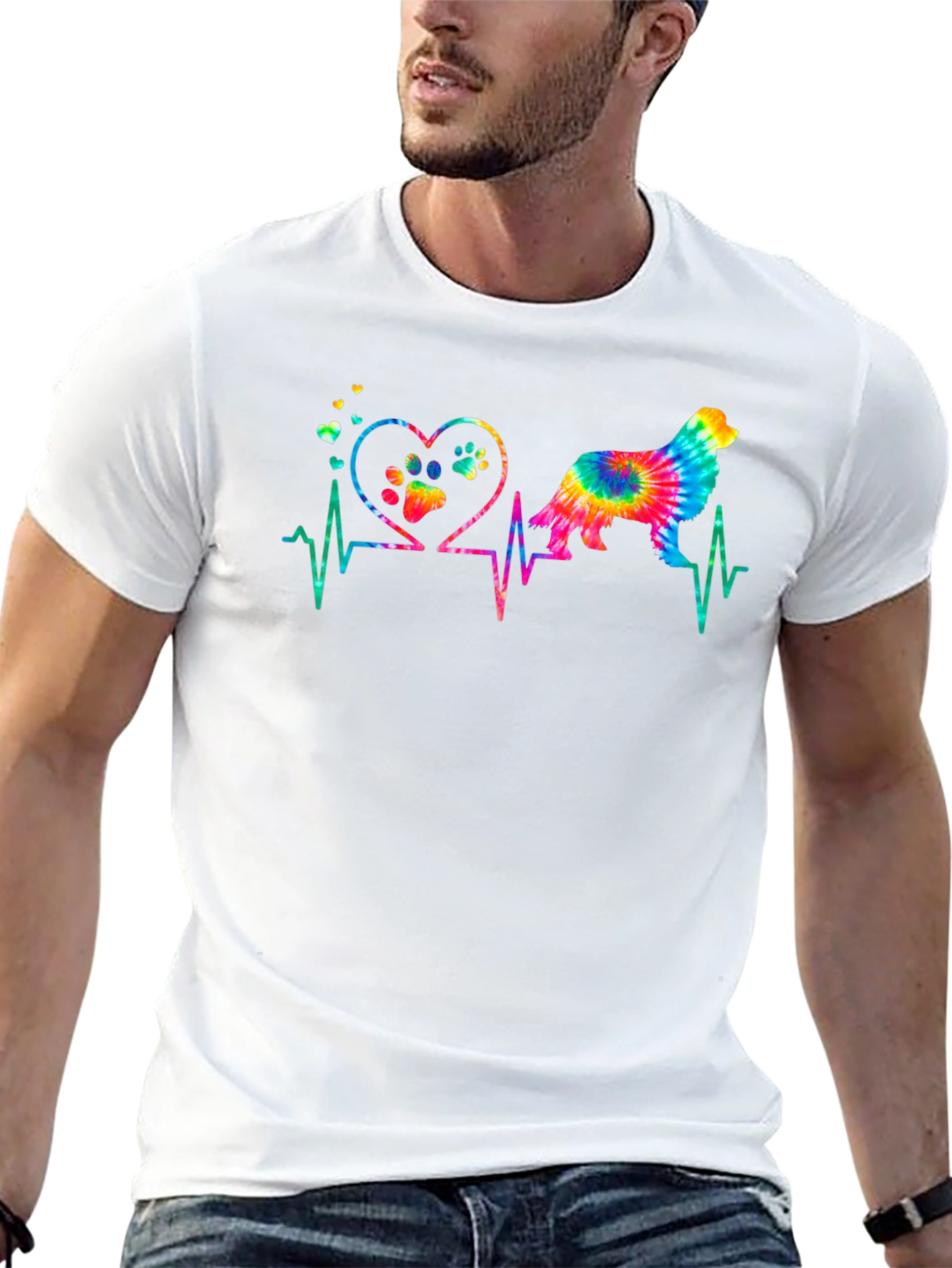 Dog Lover Heartbeat T-Shirt