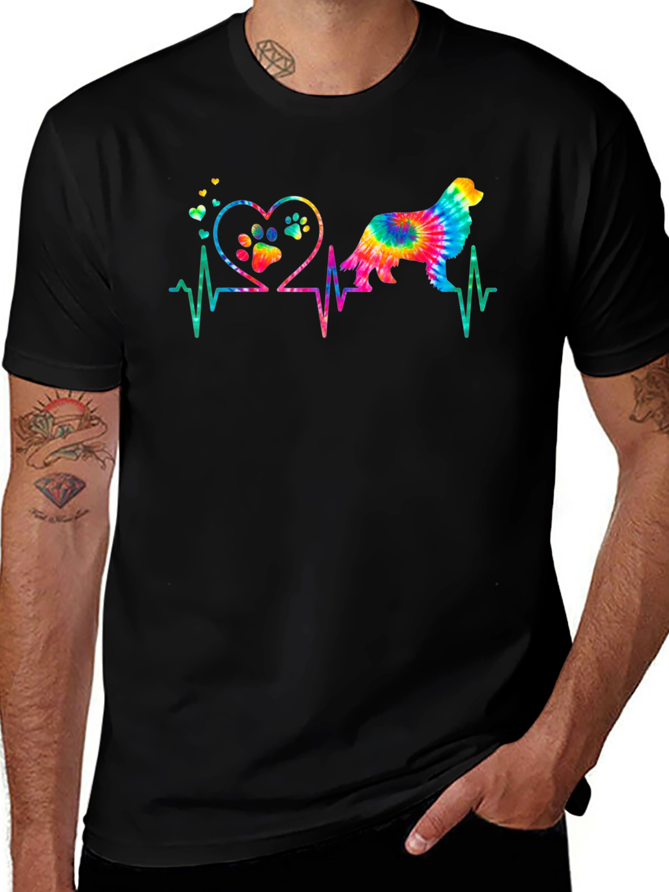 Dog Lover Heartbeat T-Shirt