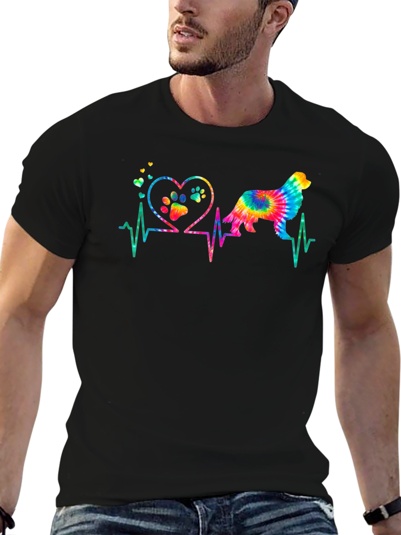 Dog Lover Heartbeat T-Shirt