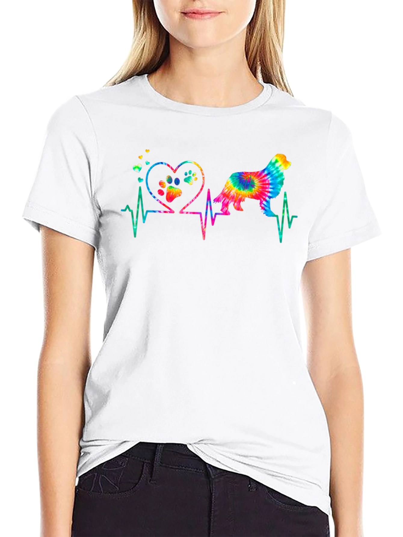 Dog Lover Heartbeat T-Shirt