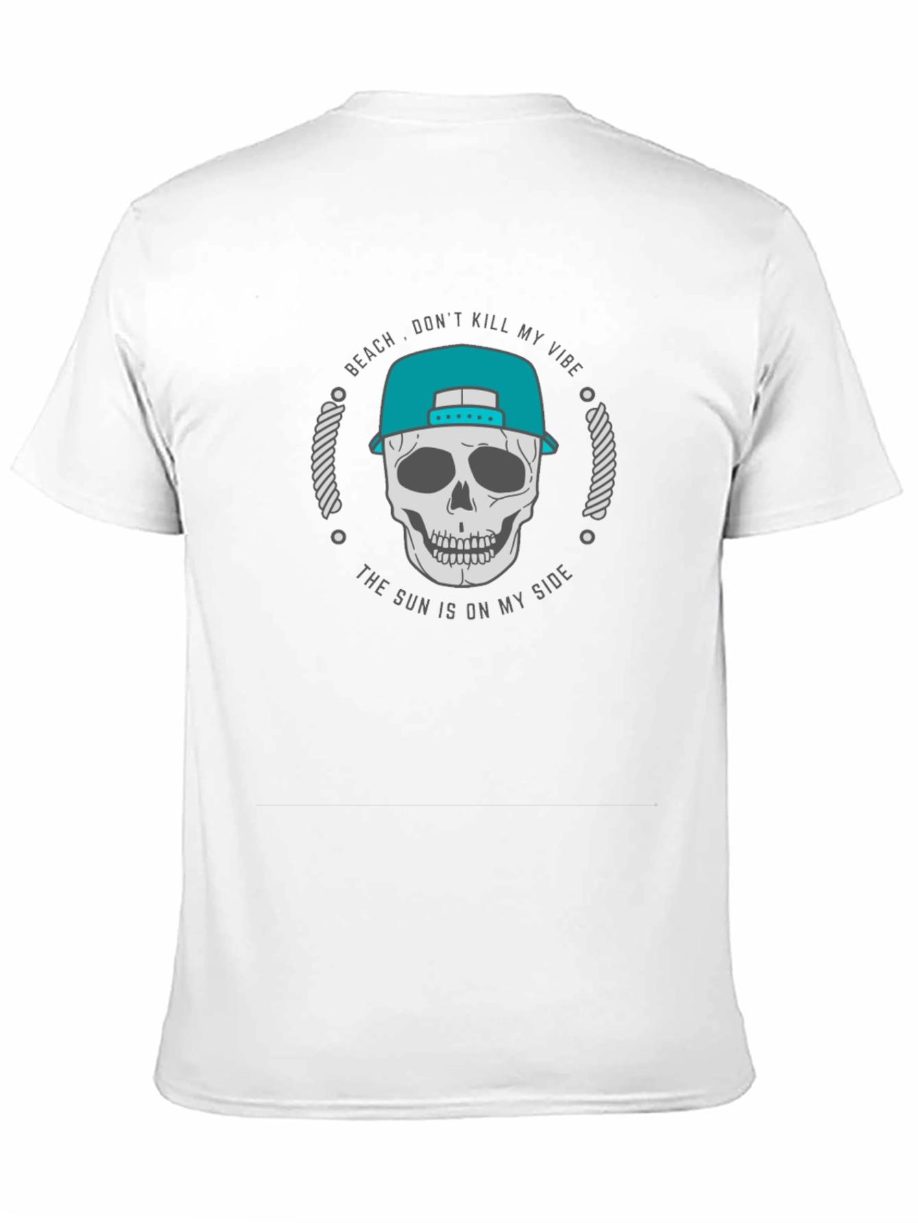 Beach Vibe Skull T-Shirt