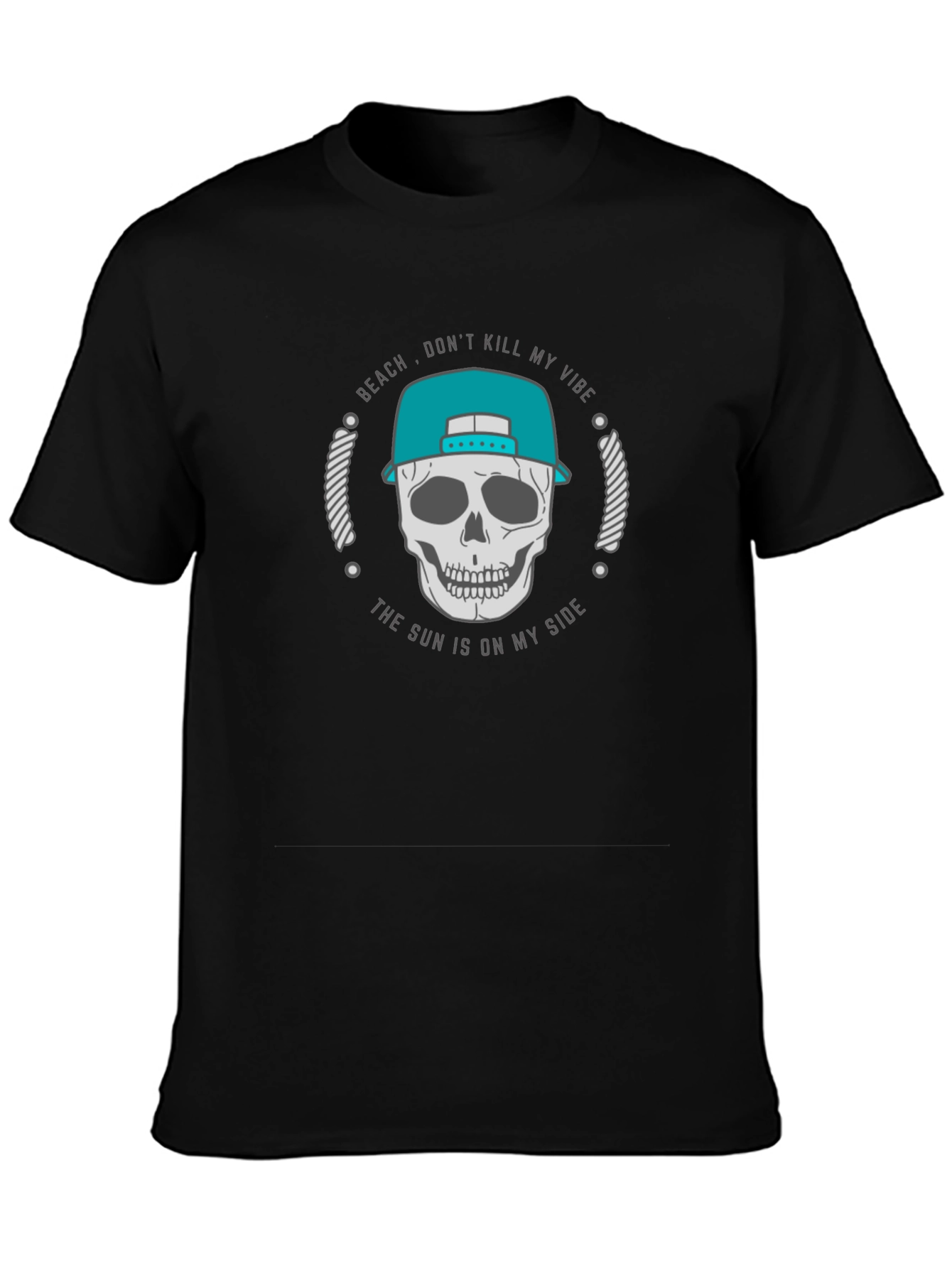 Beach Vibe Skull T-Shirt