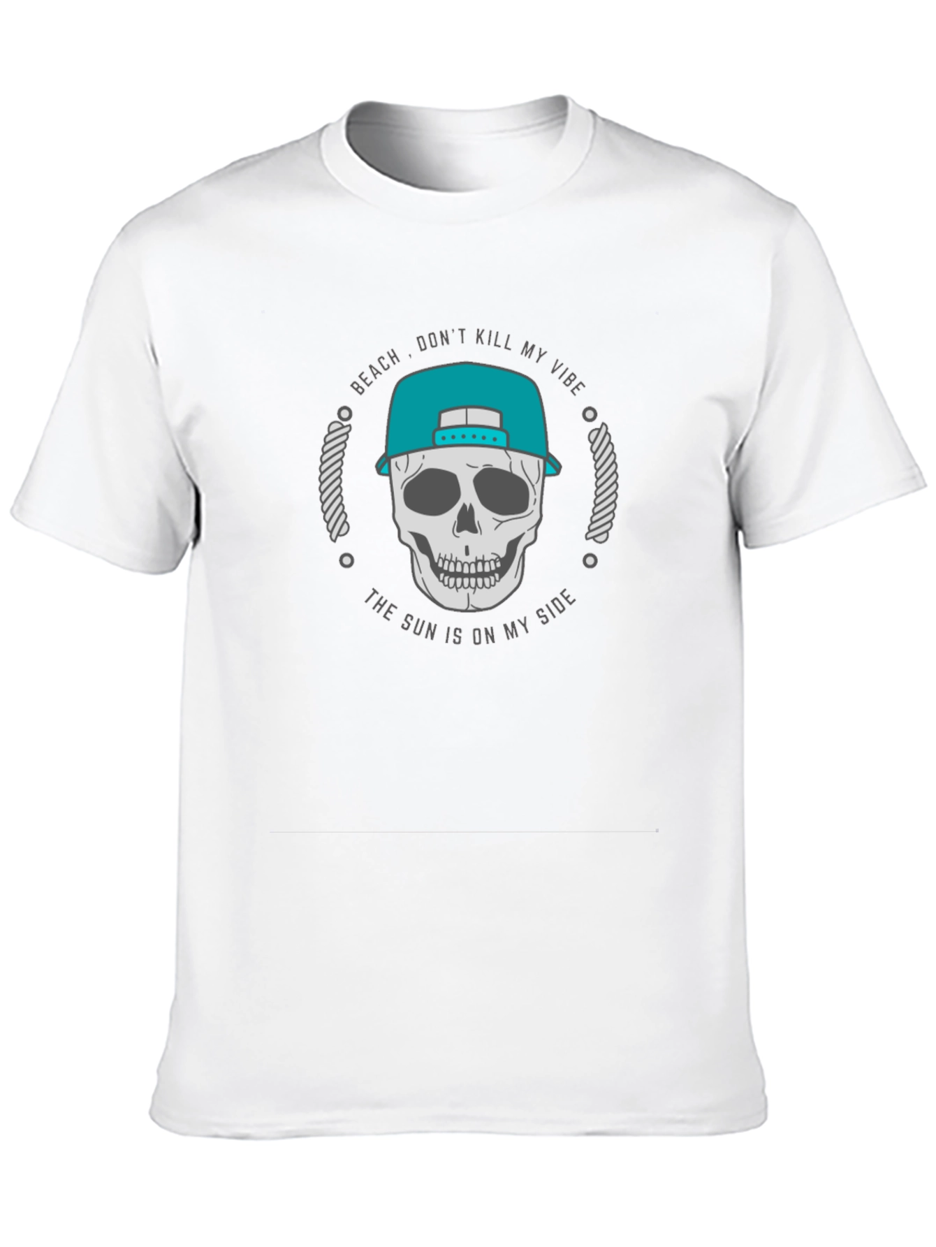 Beach Vibe Skull T-Shirt