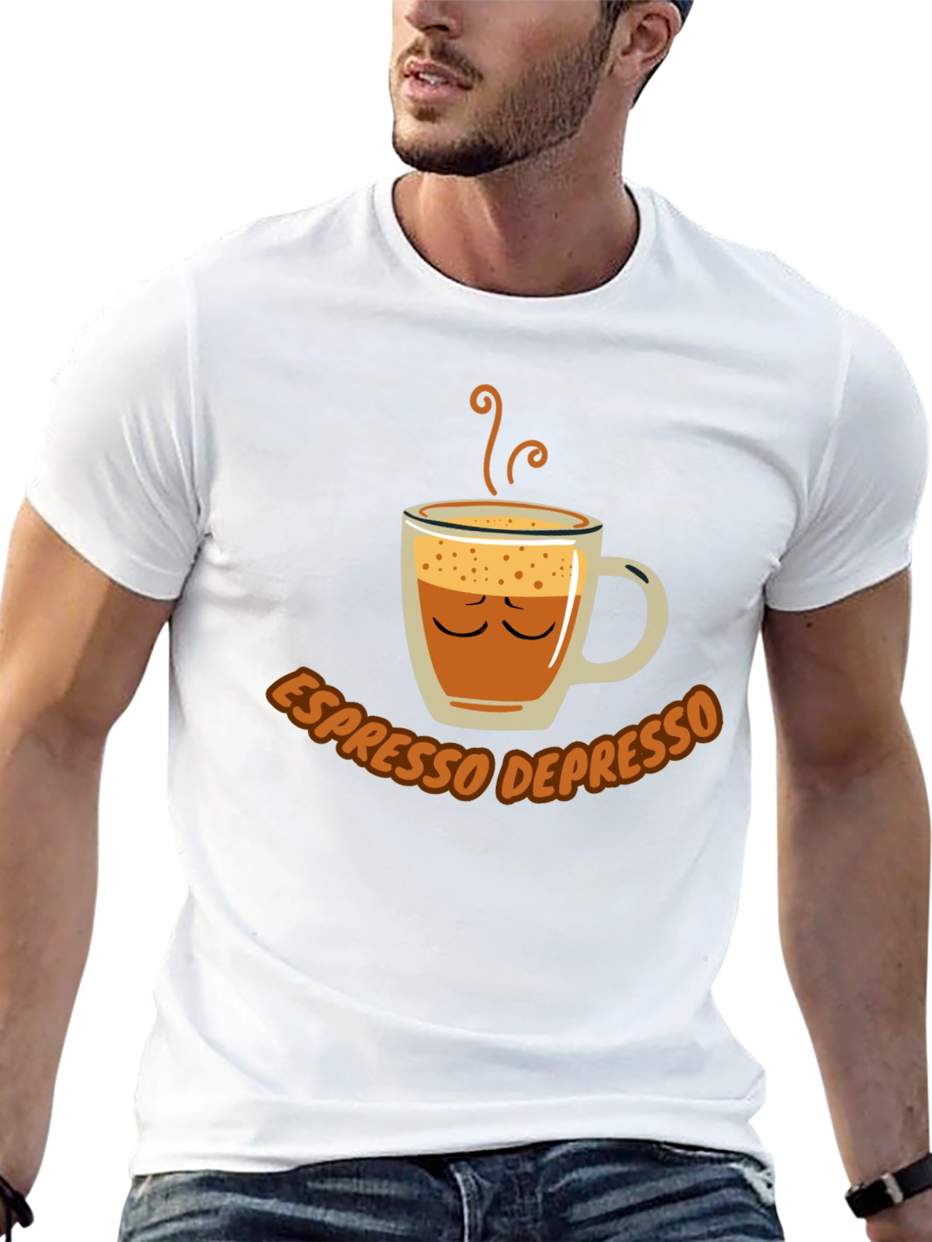 Espresso Depresso Funny Coffee T-Shirt