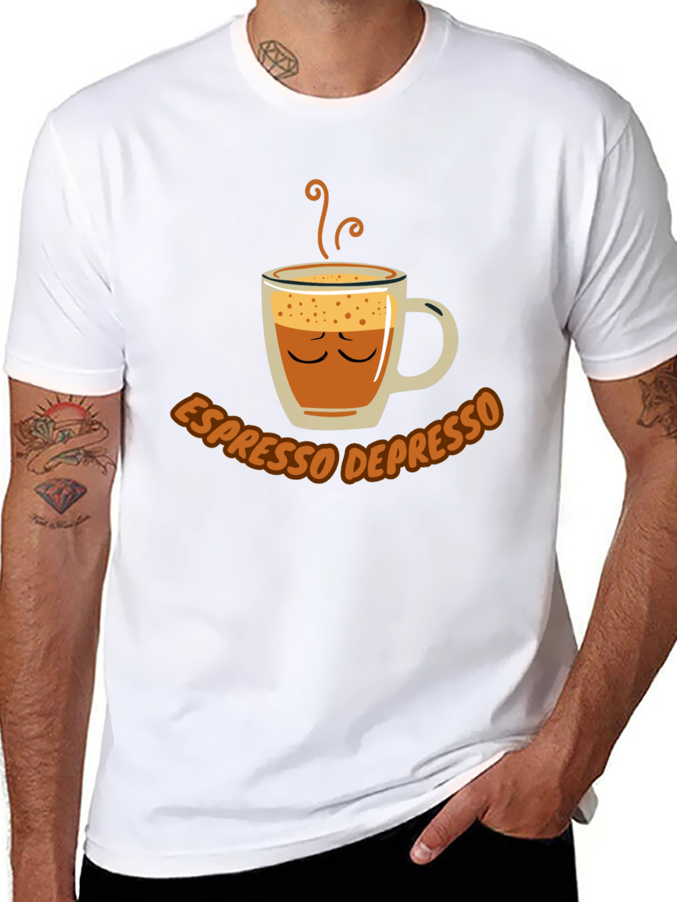 Espresso Depresso Funny Coffee T-Shirt