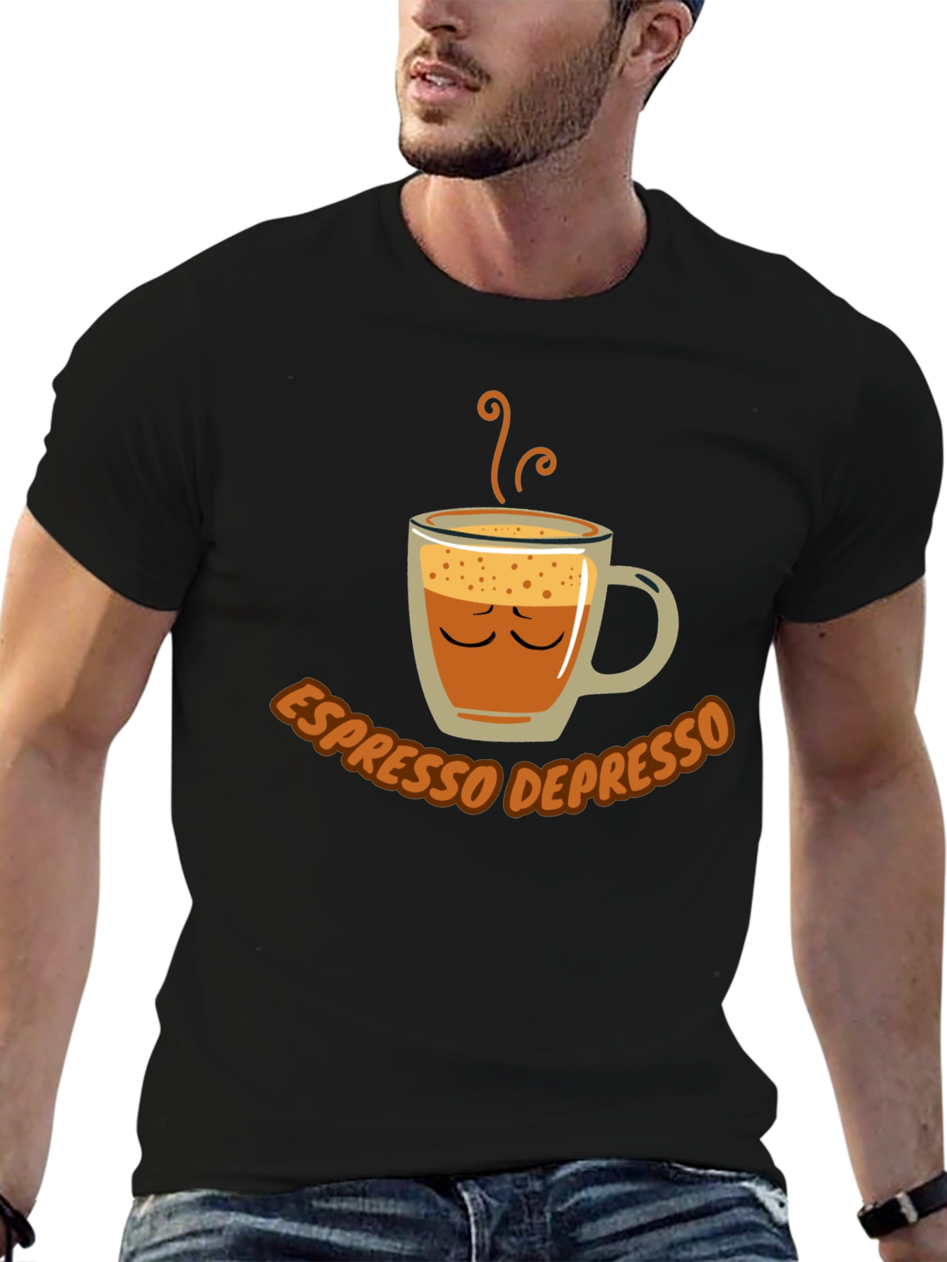 Espresso Depresso Funny Coffee T-Shirt