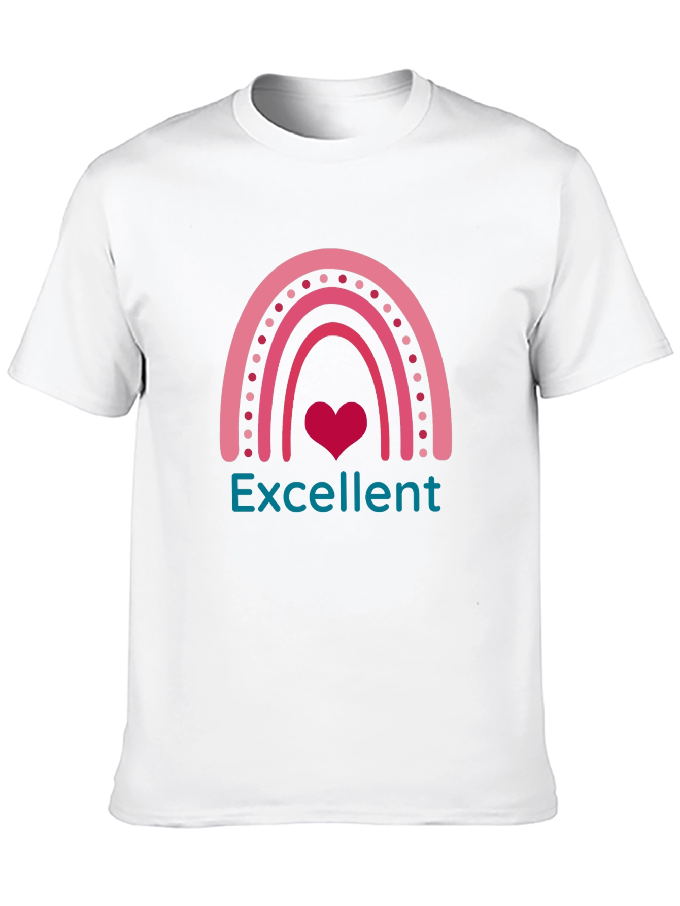 Excellent Rainbow Heart T-Shirt