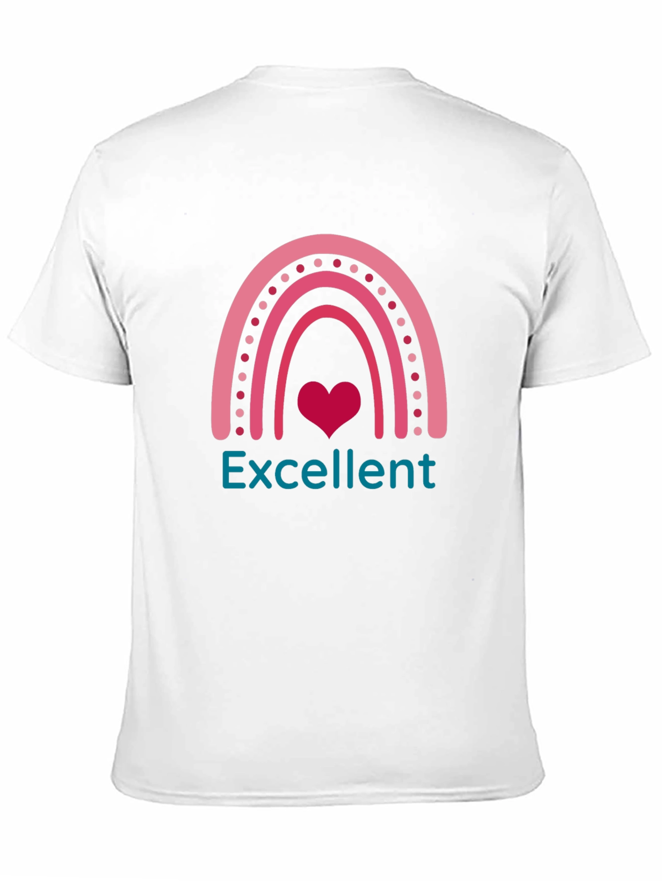 Excellent Rainbow Heart T-Shirt