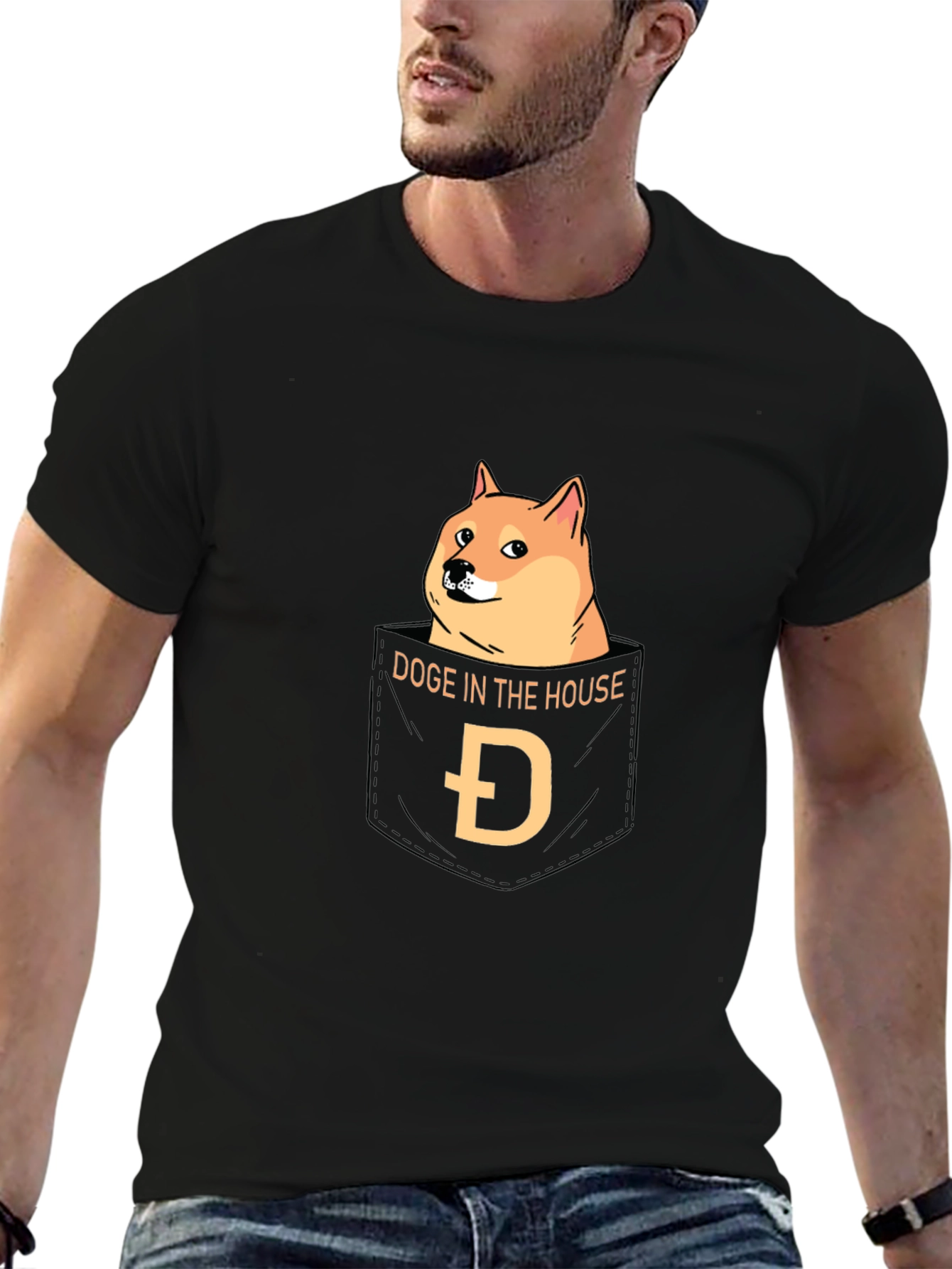 Doge in the House T-Shirt - Meme Crypto Tee