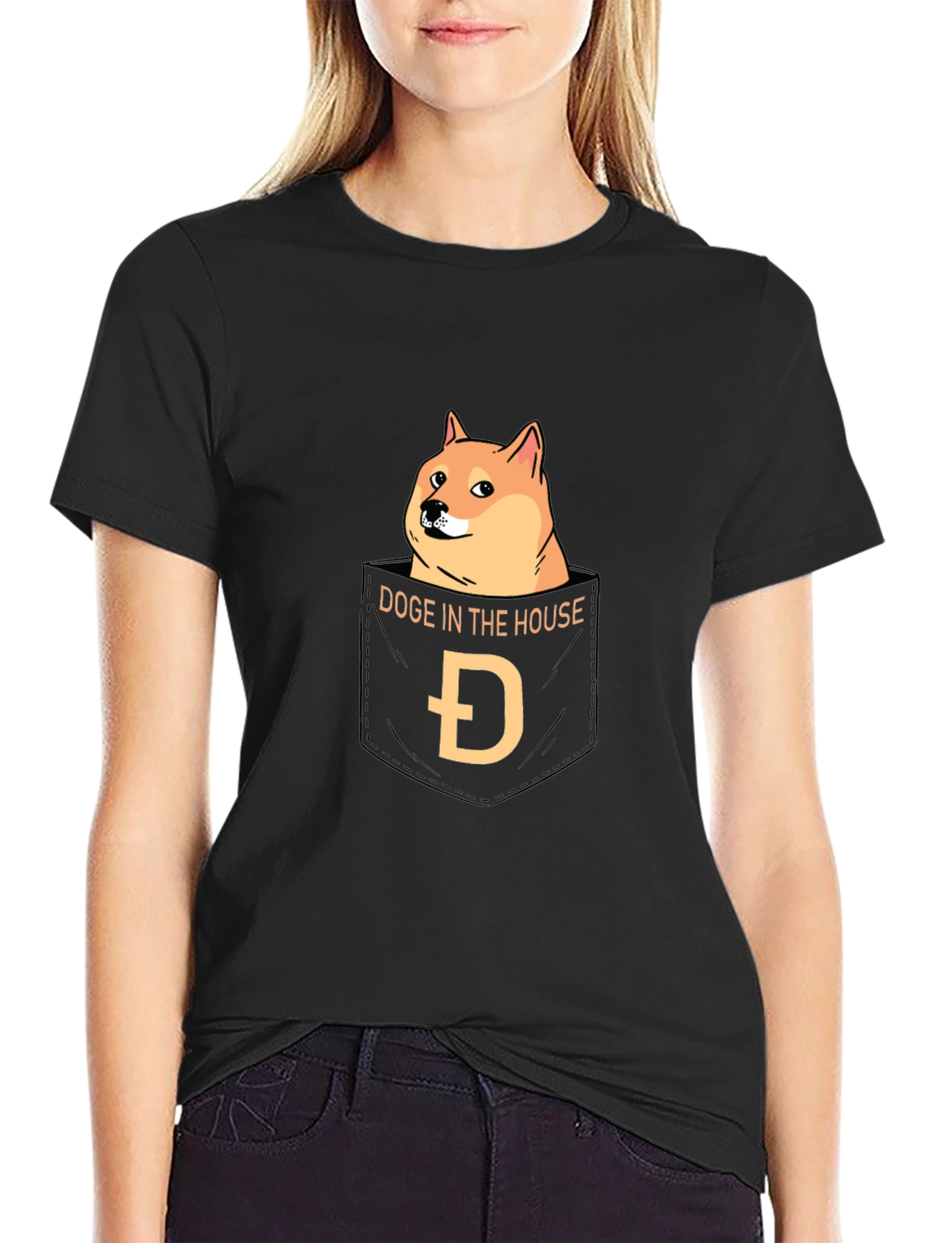Doge in the House T-Shirt - Meme Crypto Tee