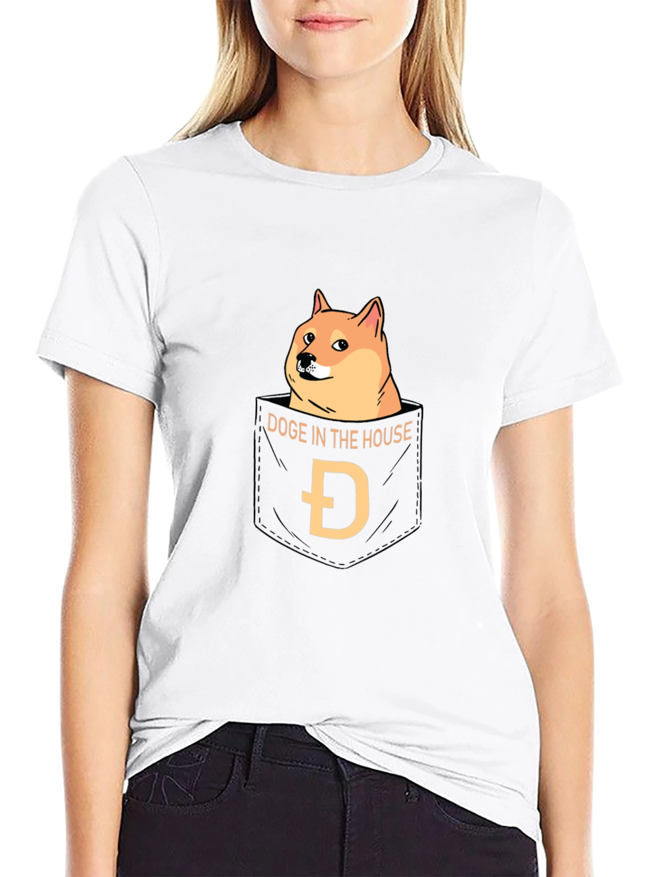 Doge in the House T-Shirt - Meme Crypto Tee