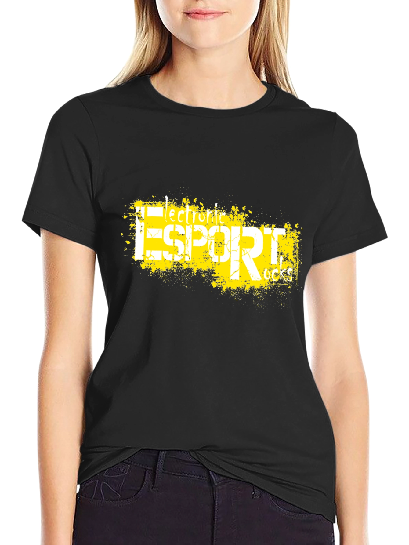 Esport Graphic Black T-Shirt