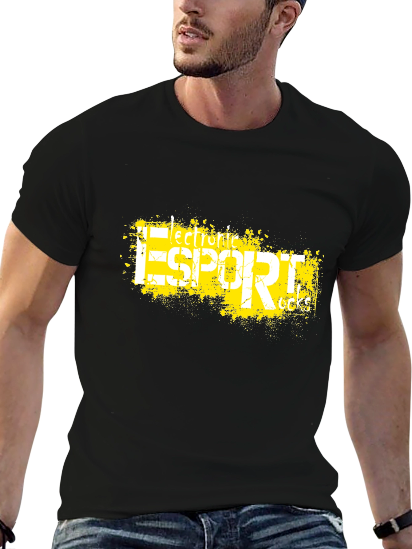 Esport Graphic Black T-Shirt