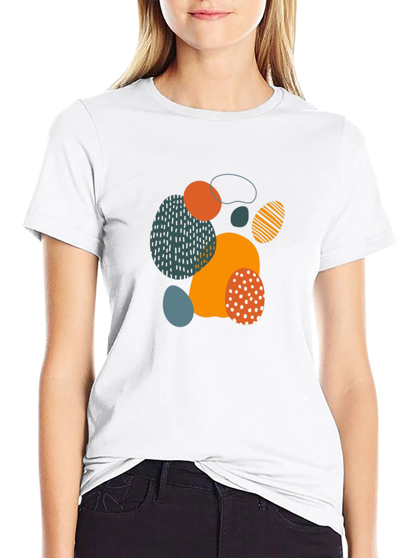 Abstract Graphic Tee - Modern Art Shirt