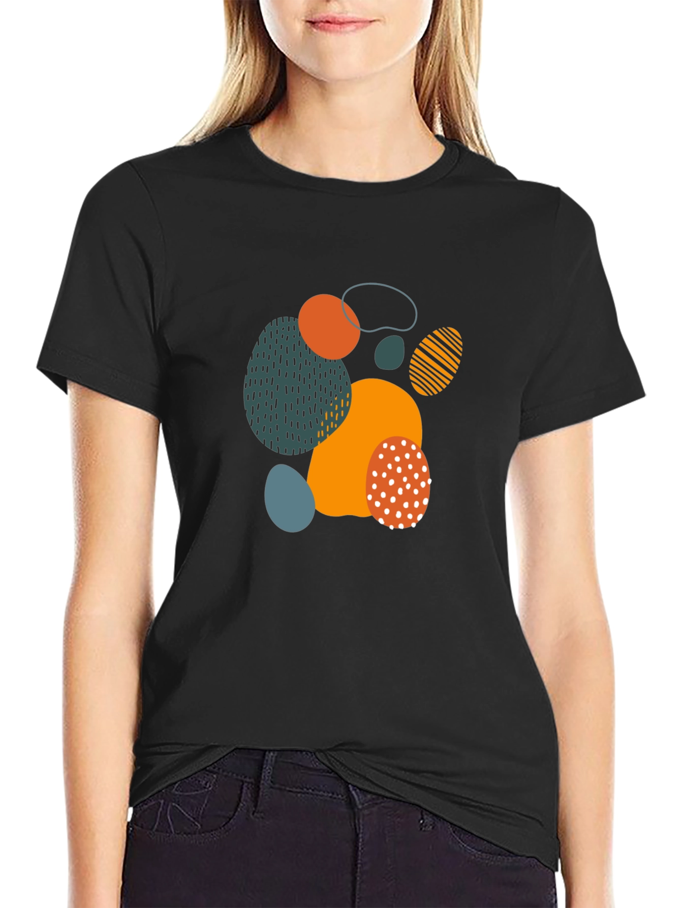 Abstract Graphic Tee - Modern Art Shirt