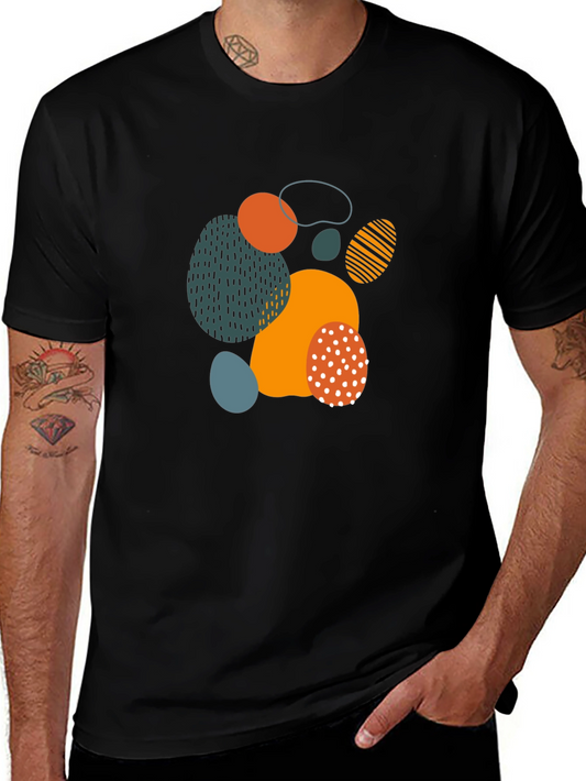 Abstract Graphic Tee - Modern Art Shirt