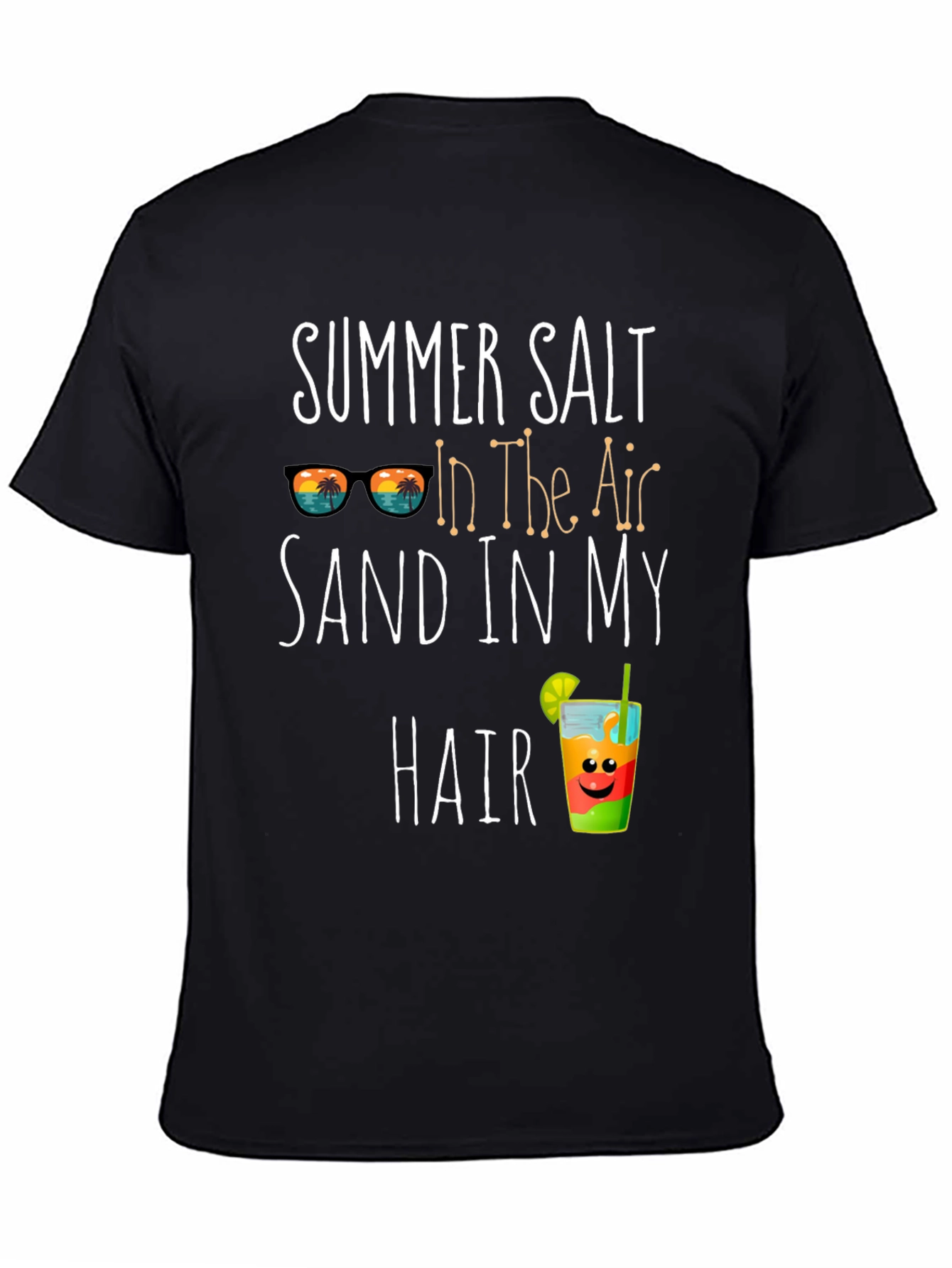Summer Salt Sand Hair Graphic Tee