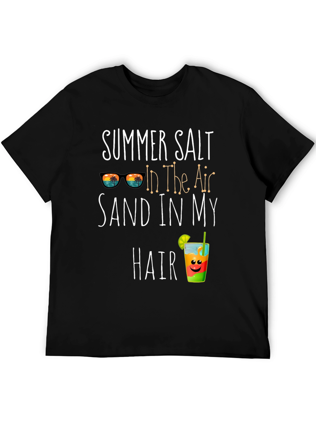 Summer Salt Sand Hair Graphic Tee