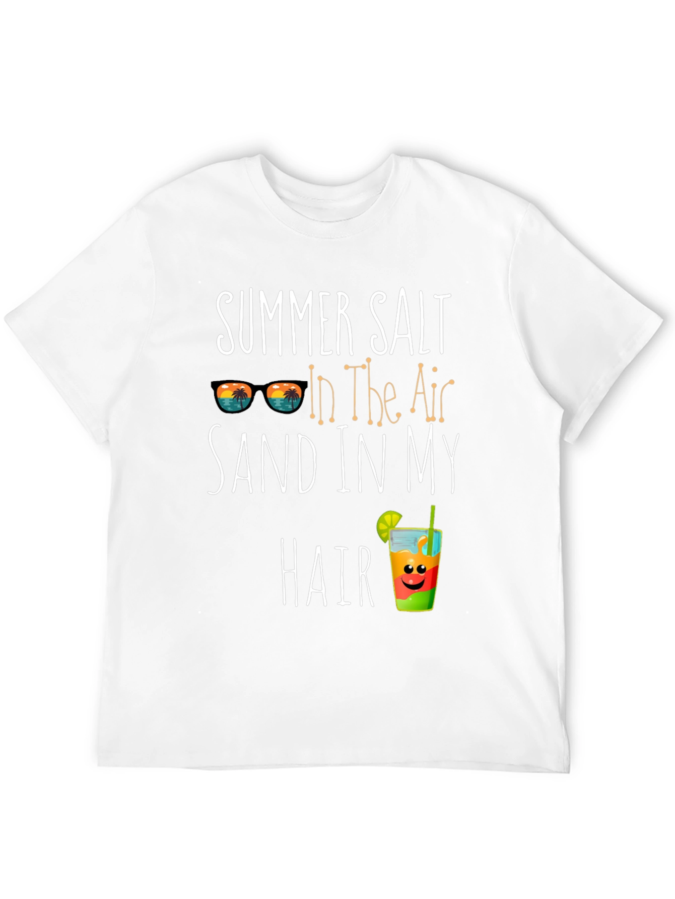 Summer Salt Sand Hair Graphic Tee