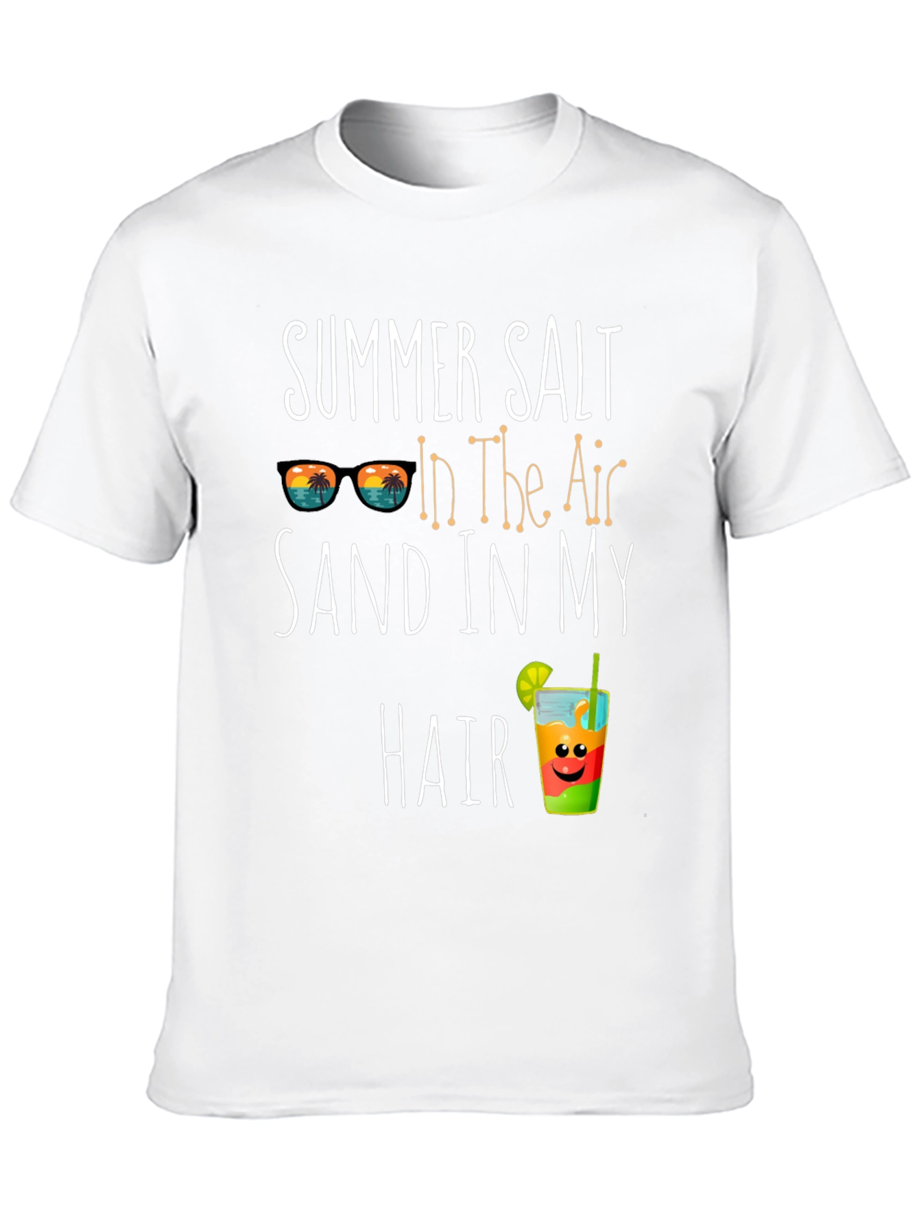 Summer Salt Sand Hair Graphic Tee