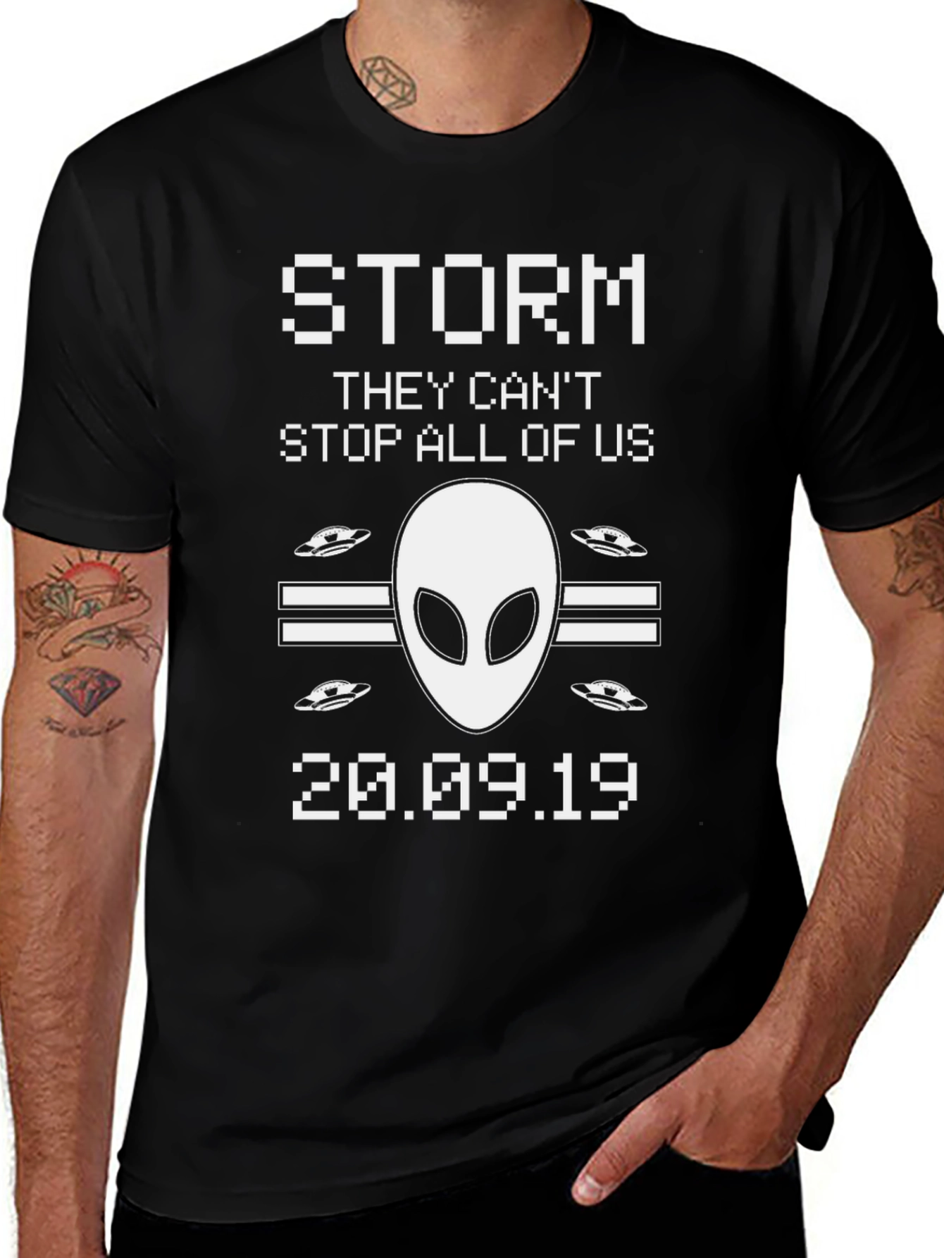 Storm Area 51 Alien Invasion T-Shirt