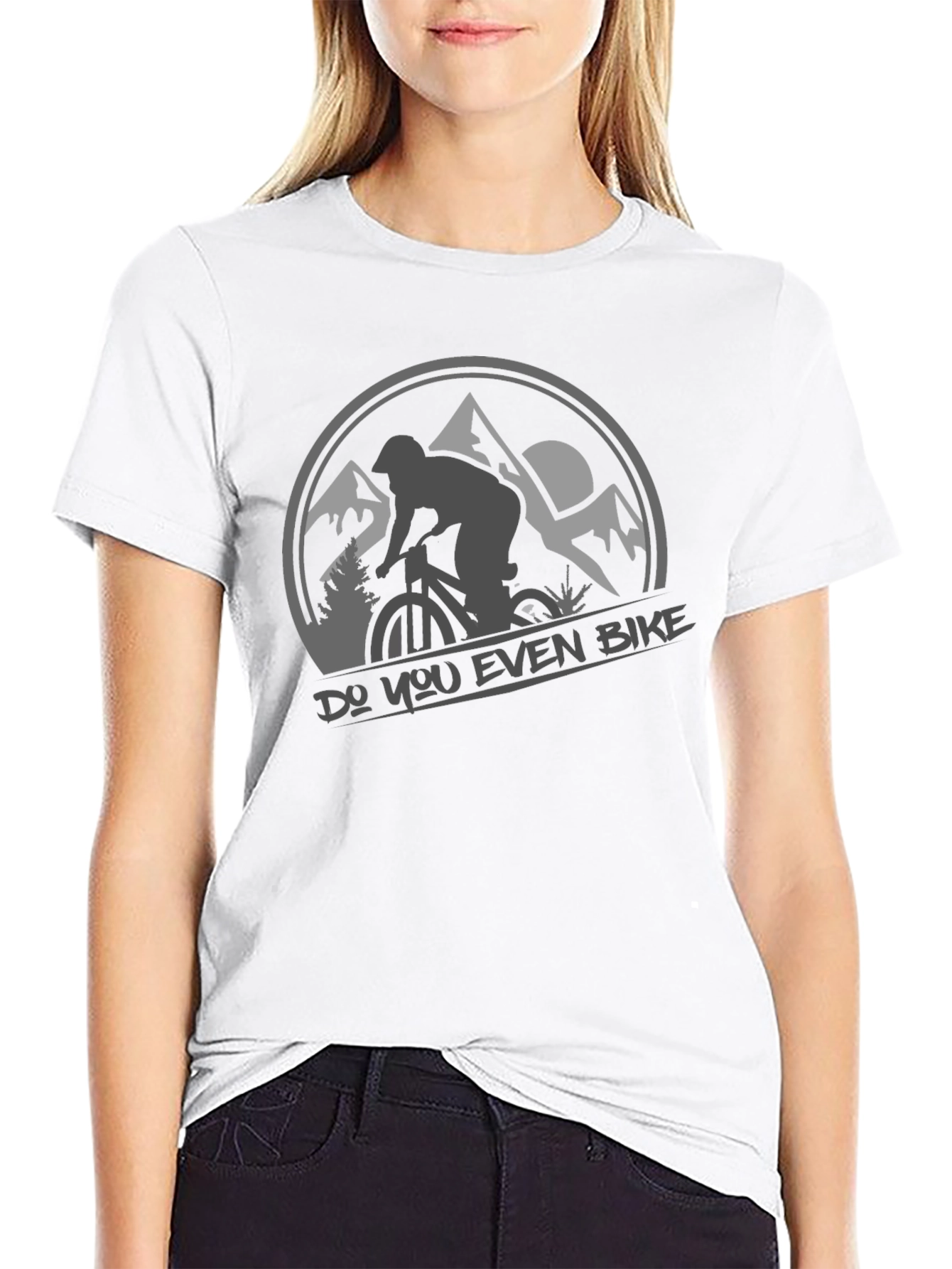 Mountain Biker T-Shirt - Do You Even Bike?