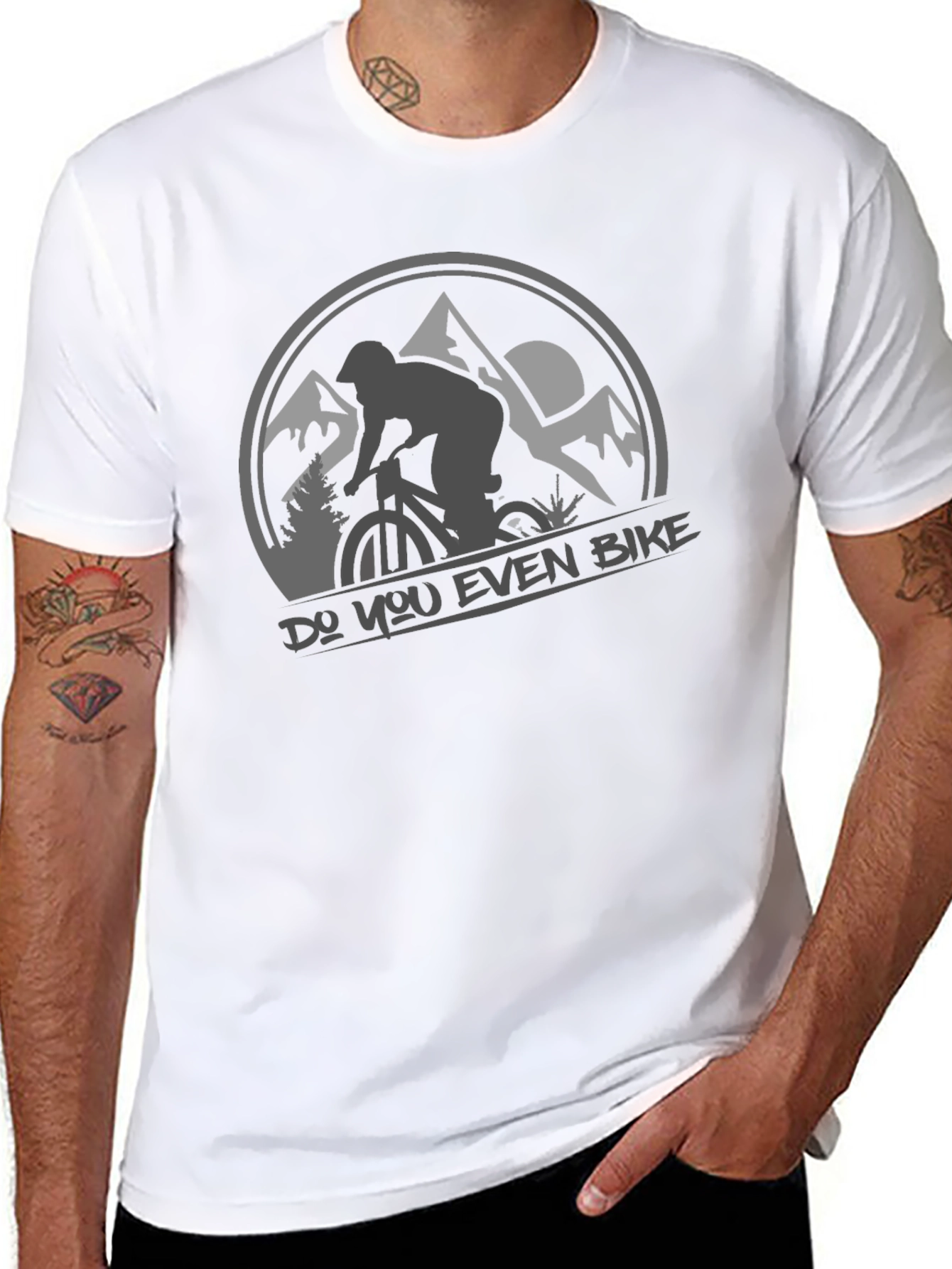 Mountain Biker T-Shirt - Do You Even Bike?