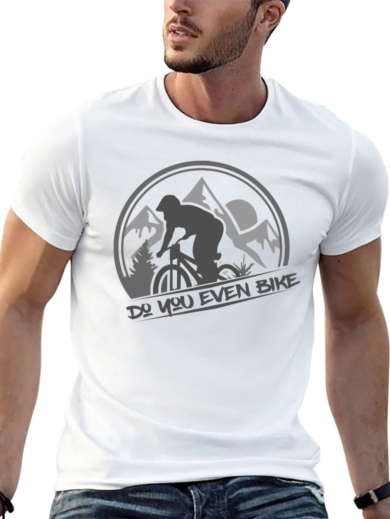 Mountain Biker T-Shirt - Do You Even Bike?