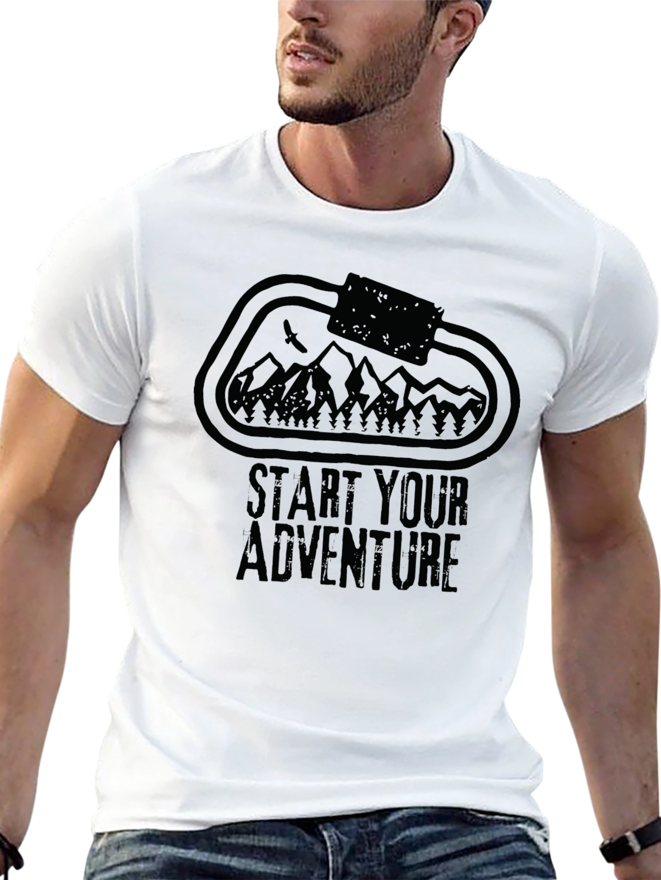 Adventure Awaits: Mountain Graphic Tee