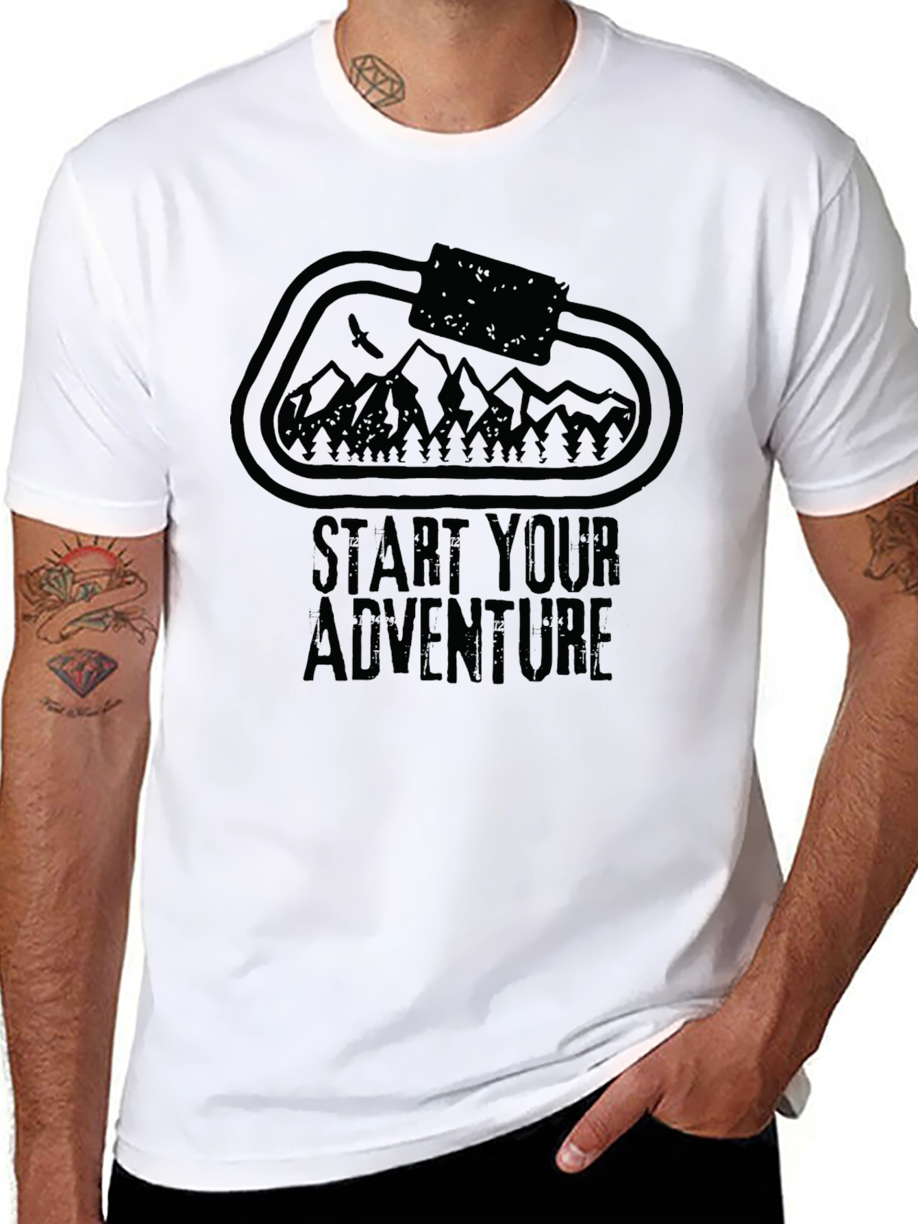 Adventure Awaits: Mountain Graphic Tee