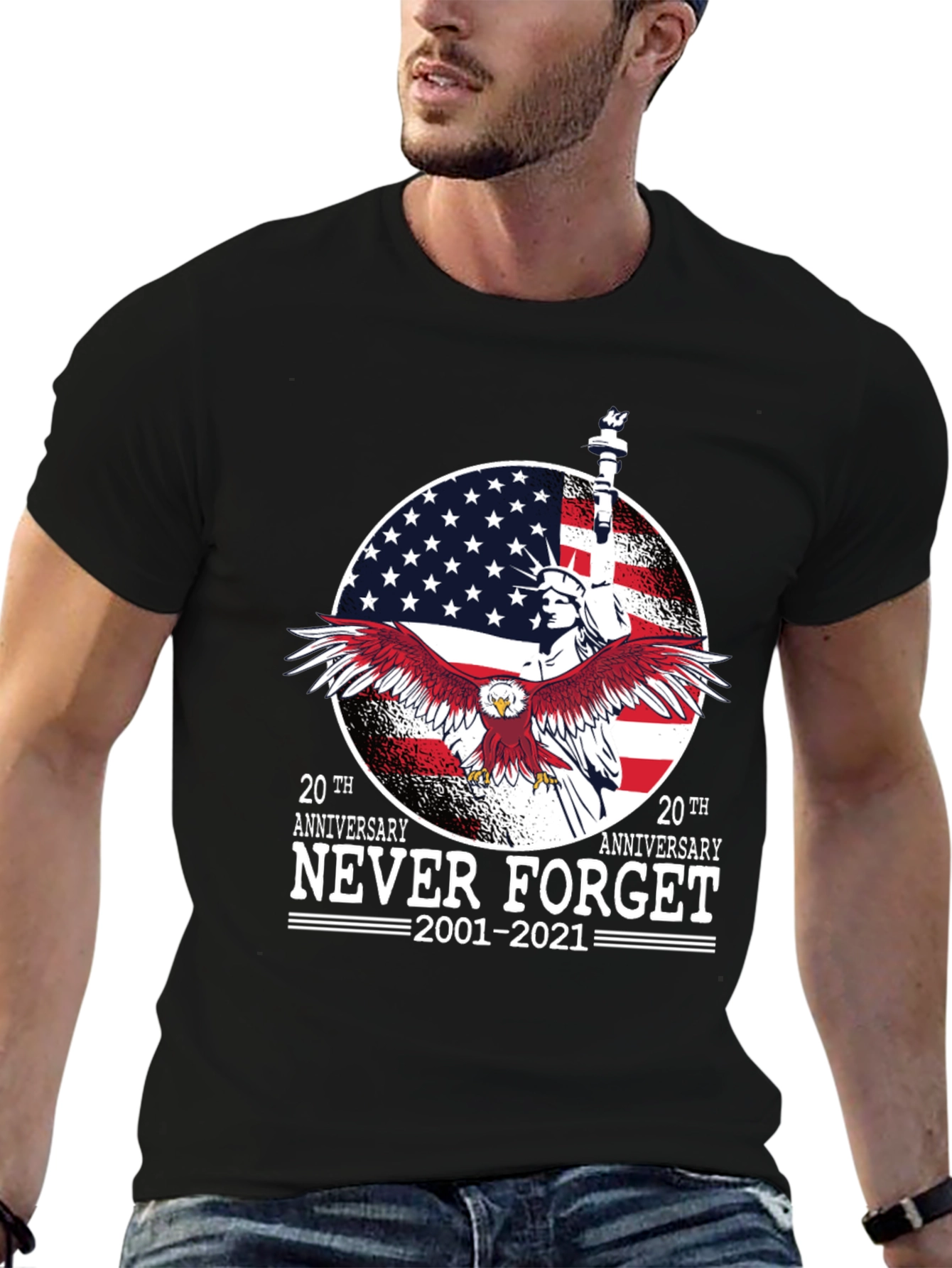 Never Forget 9/11 20th Anniversary T-Shirt