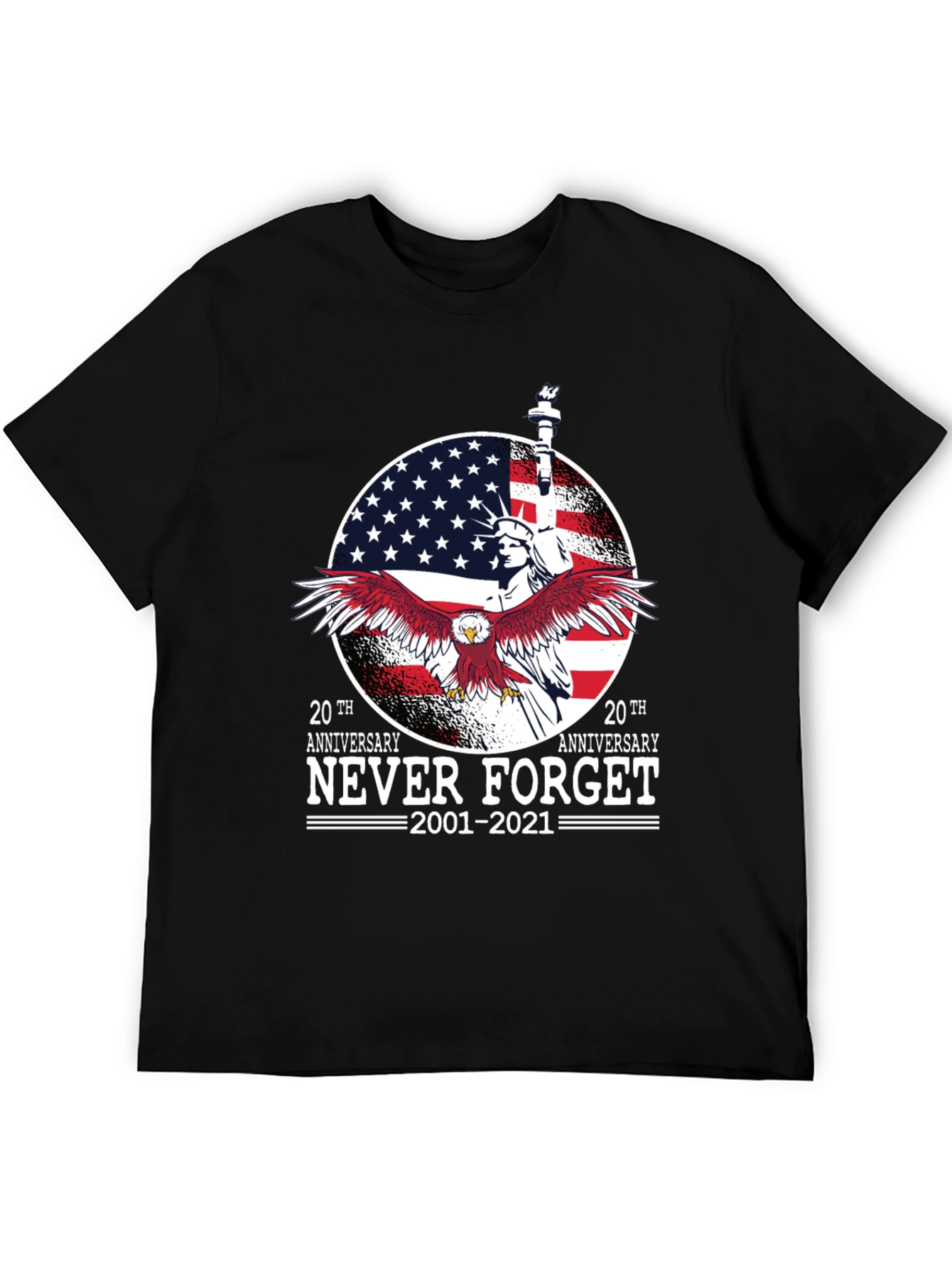 Never Forget 9/11 20th Anniversary T-Shirt