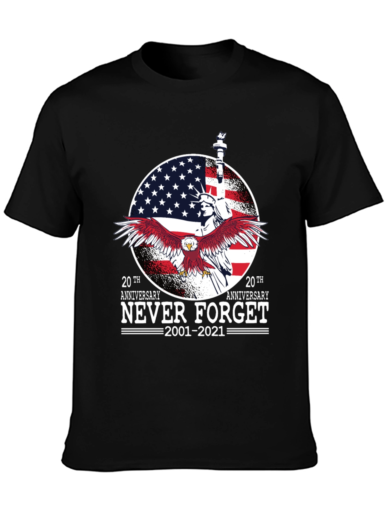 Never Forget 9/11 20th Anniversary T-Shirt
