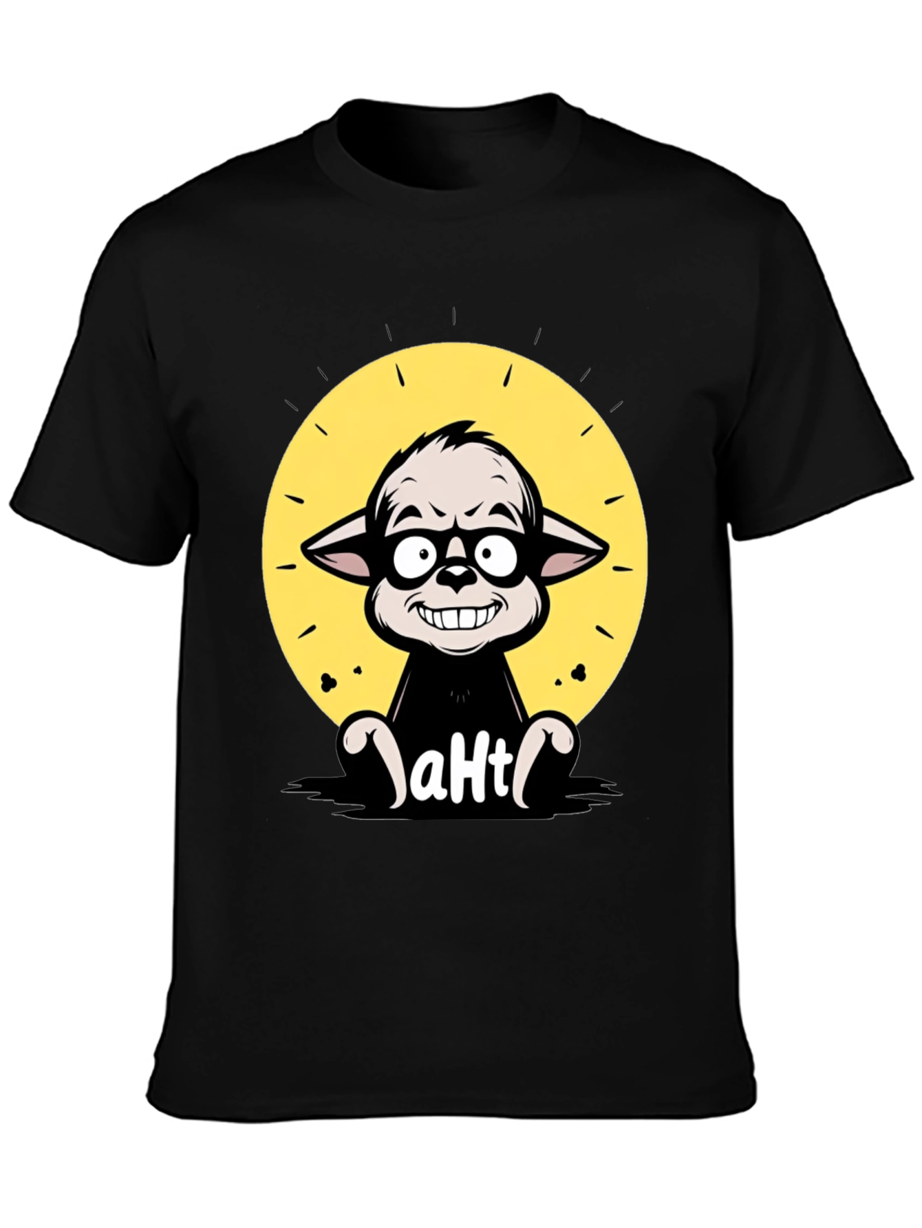 Cartoon Character Graphic Tee - aHt