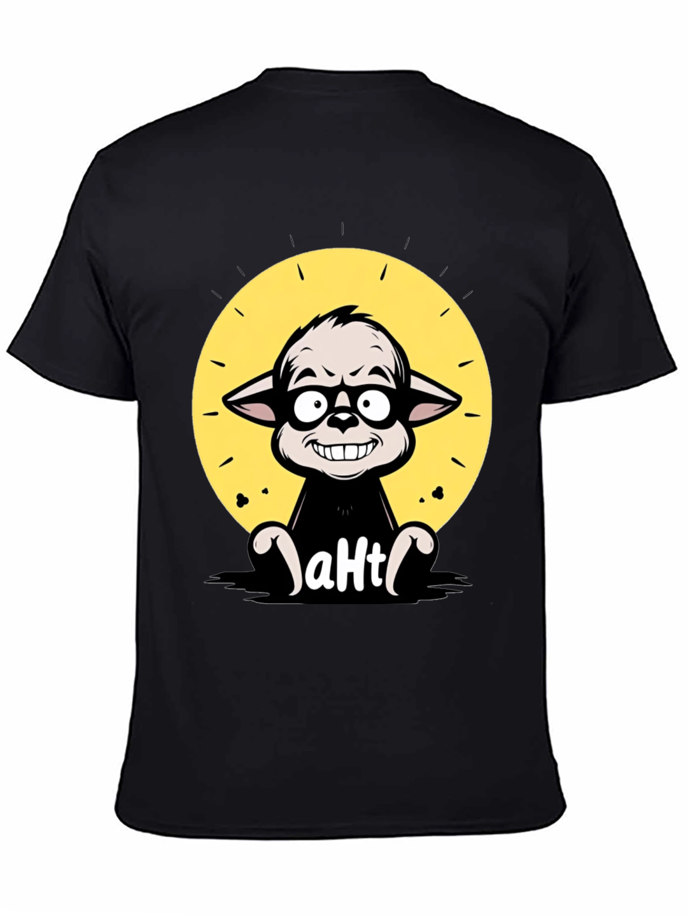 Cartoon Character Graphic Tee - aHt