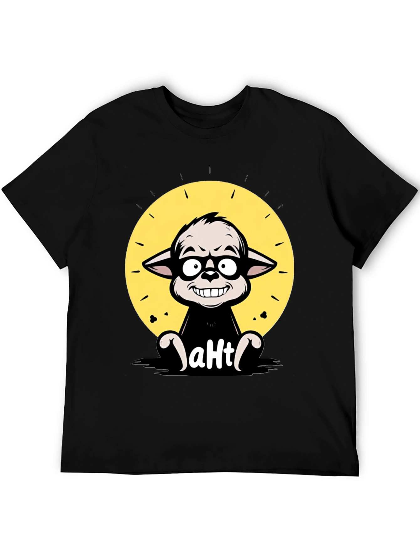 Cartoon Character Graphic Tee - aHt