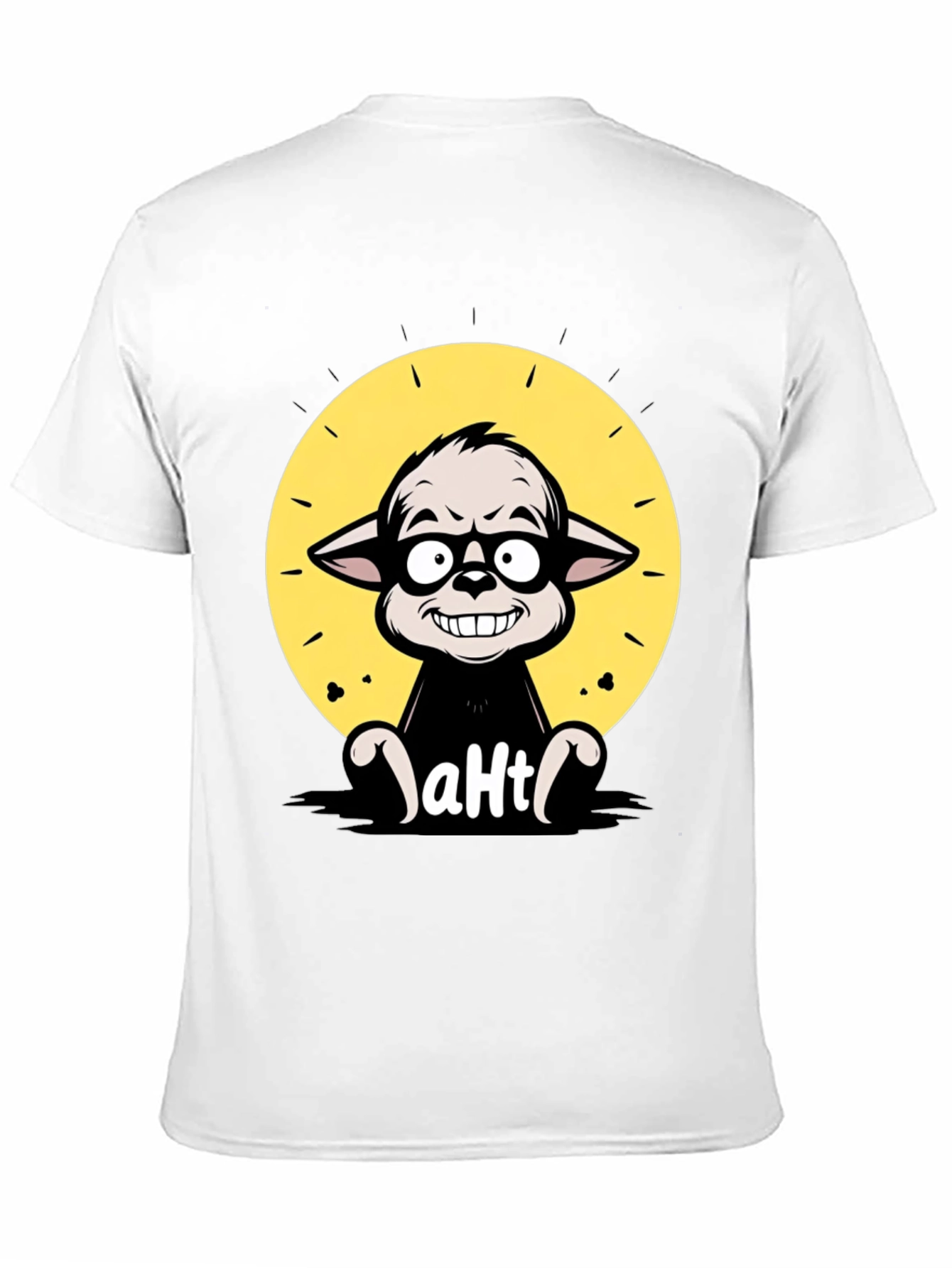 Cartoon Character Graphic Tee - aHt