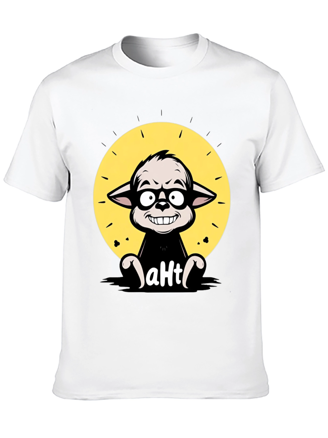 Cartoon Character Graphic Tee - aHt