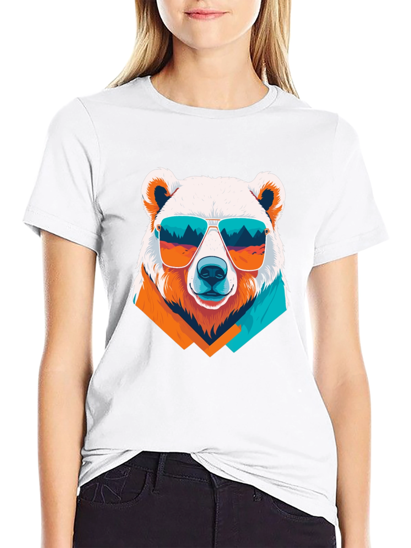 Cool Bear Graphic Tee - Mens Black T-Shirt