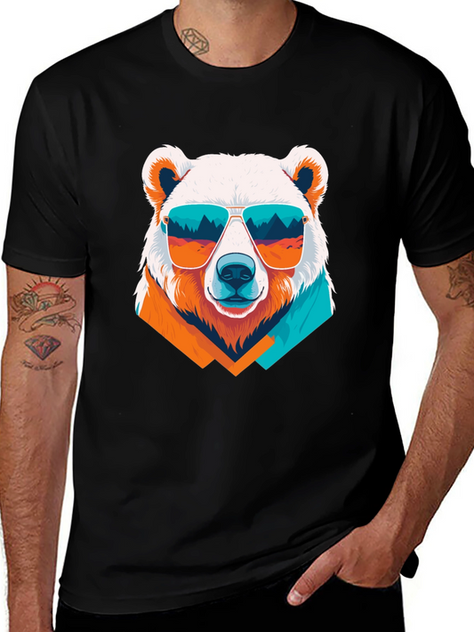 Cool Bear Graphic Tee - Mens Black T-Shirt