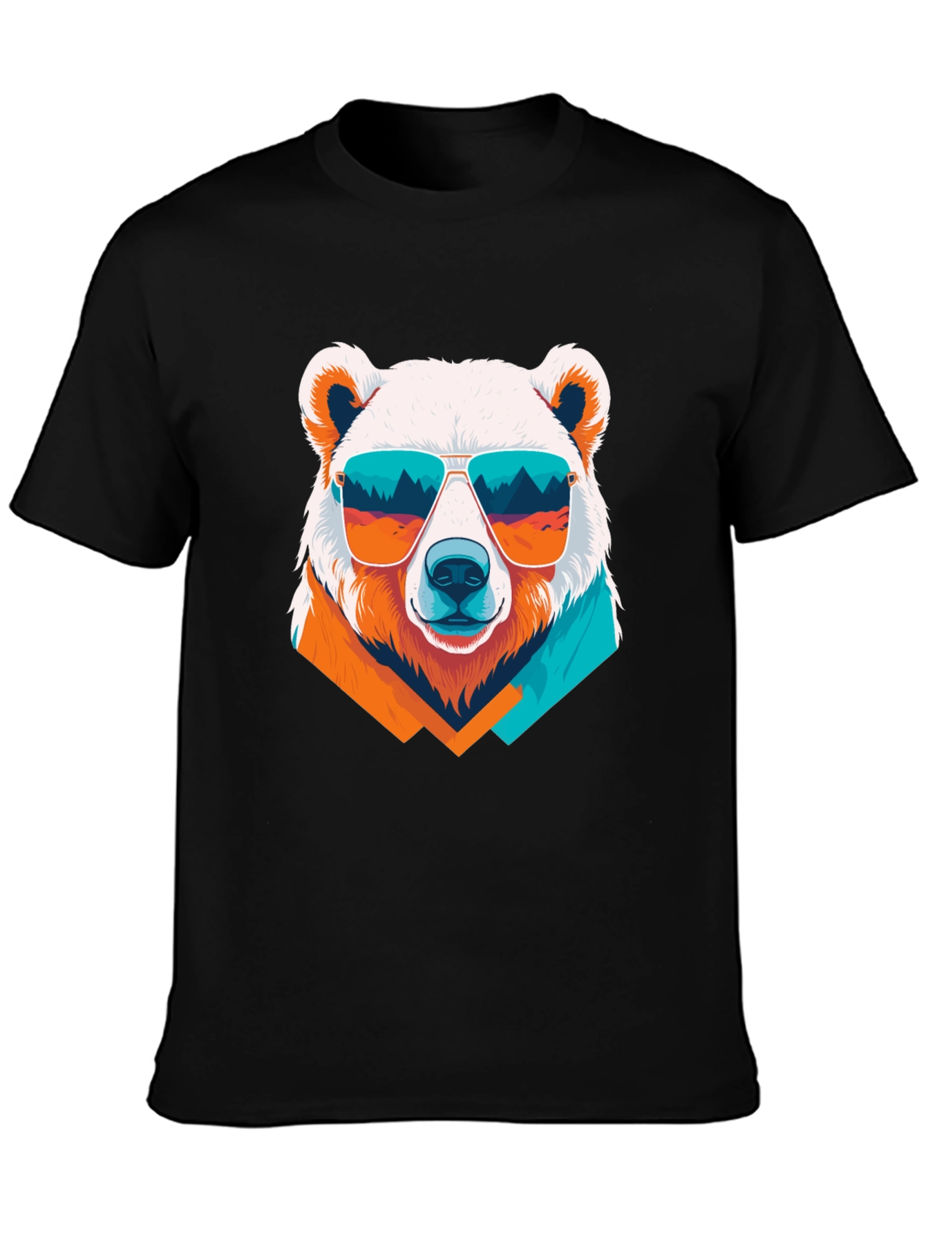 Cool Bear Graphic Tee - Mens Black T-Shirt
