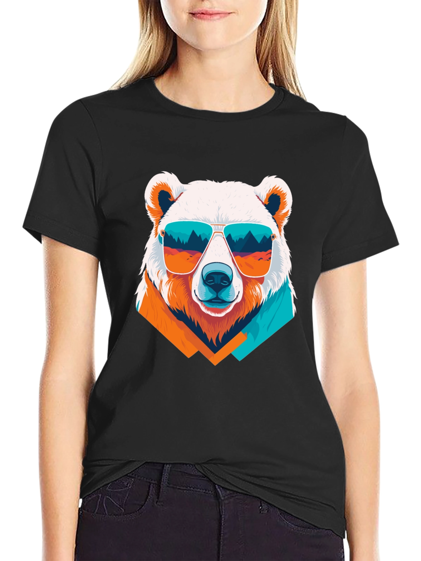 Cool Bear Graphic Tee - Mens Black T-Shirt