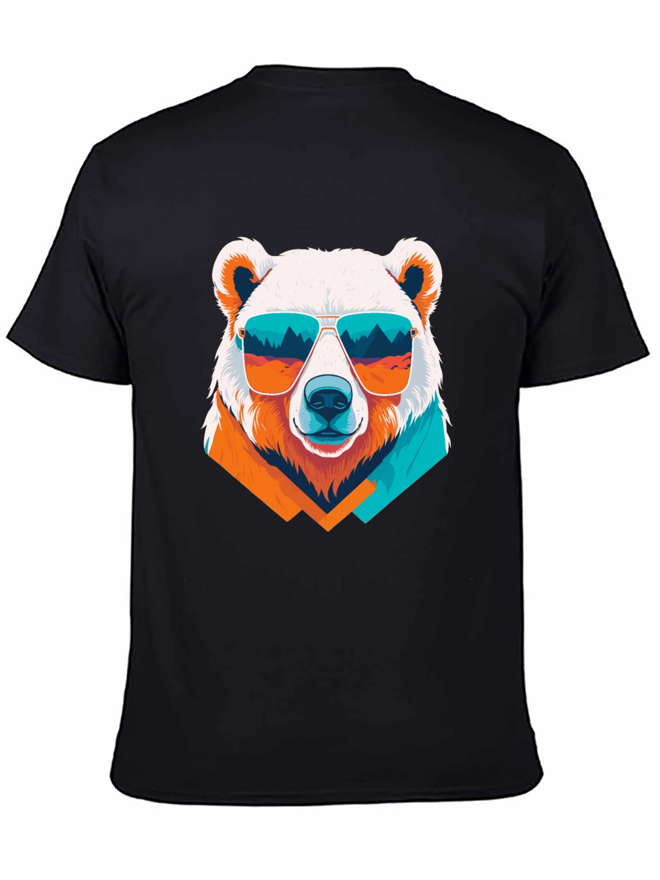 Cool Bear Graphic Tee - Mens Black T-Shirt