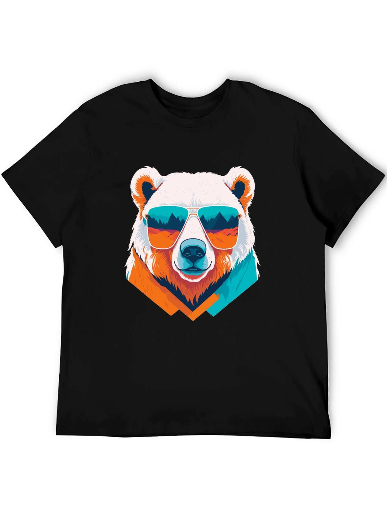 Cool Bear Graphic Tee - Mens Black T-Shirt