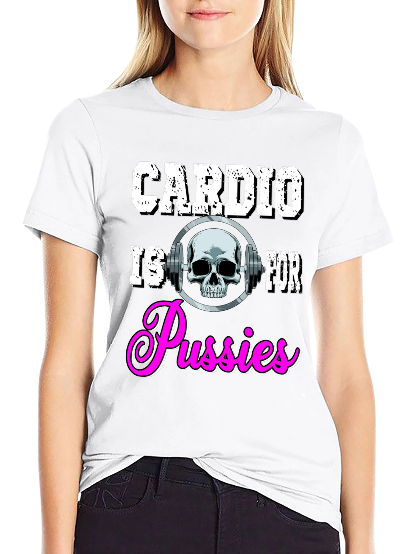 Cardio is for Pussies Black T-Shirt