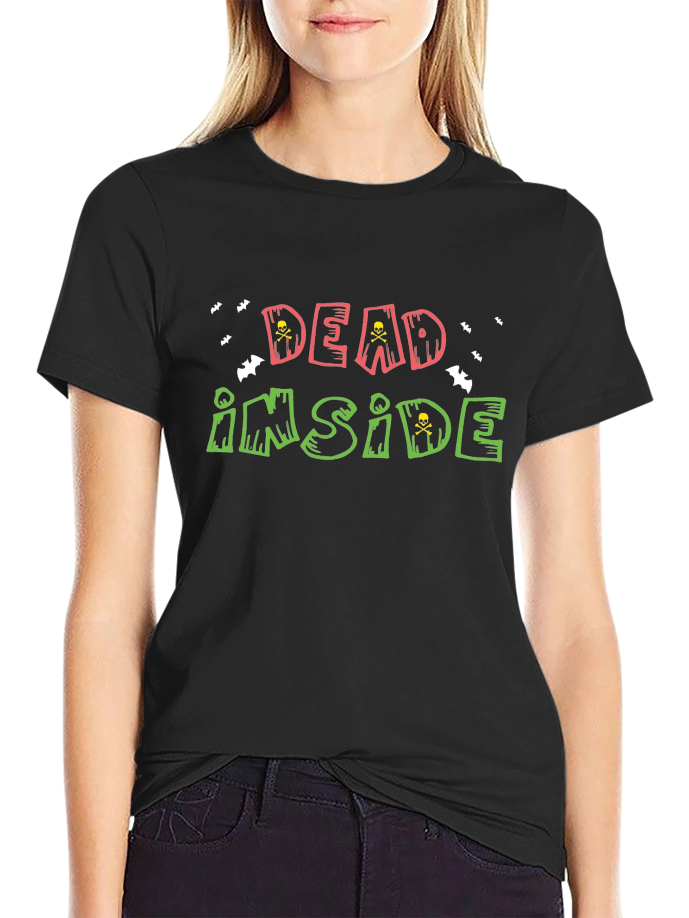 Dead Inside Graphic Tee - Black