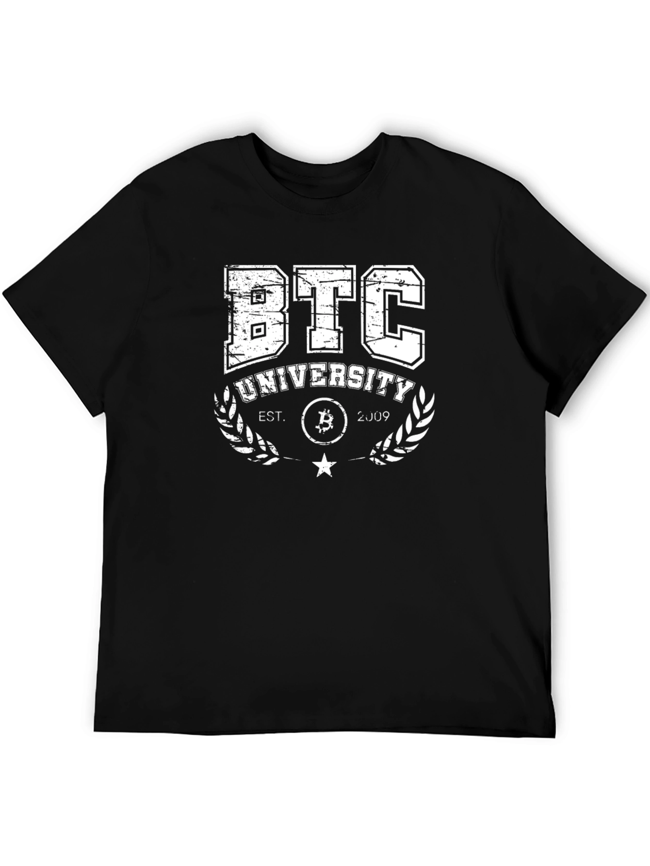 BTC University T-Shirt - Bitcoin Crypto Tee