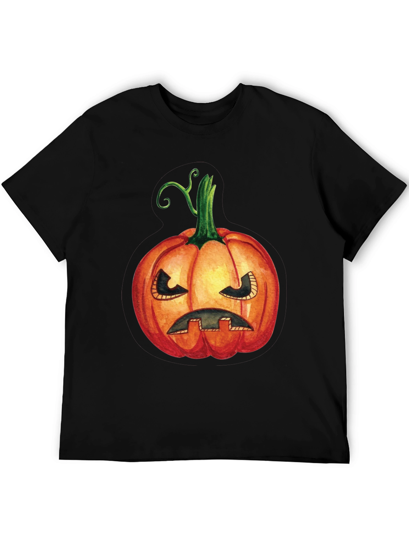 Halloween Pumpkin T-Shirt - Spooky Jack-O-Lantern Tee