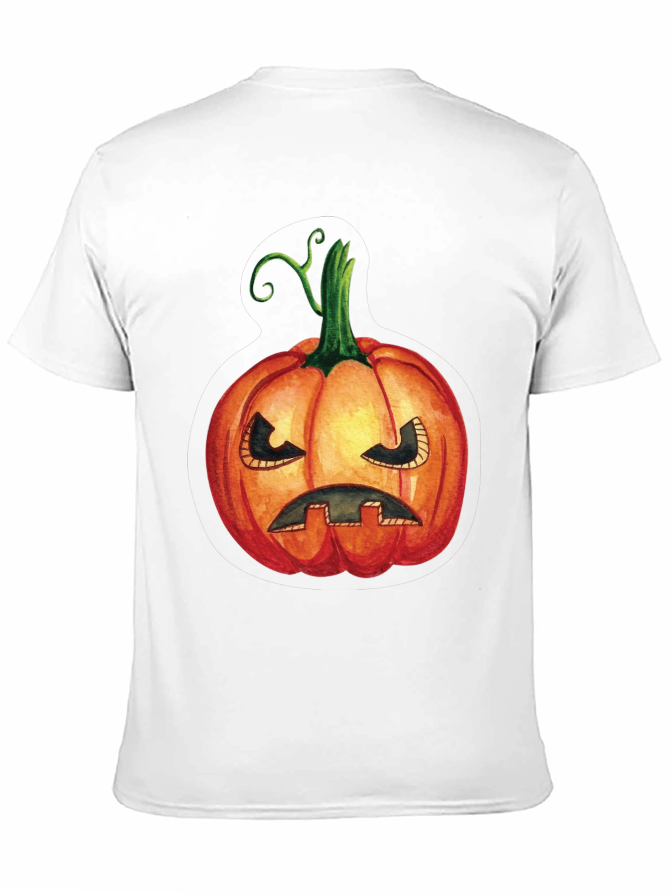 Halloween Pumpkin T-Shirt - Spooky Jack-O-Lantern Tee