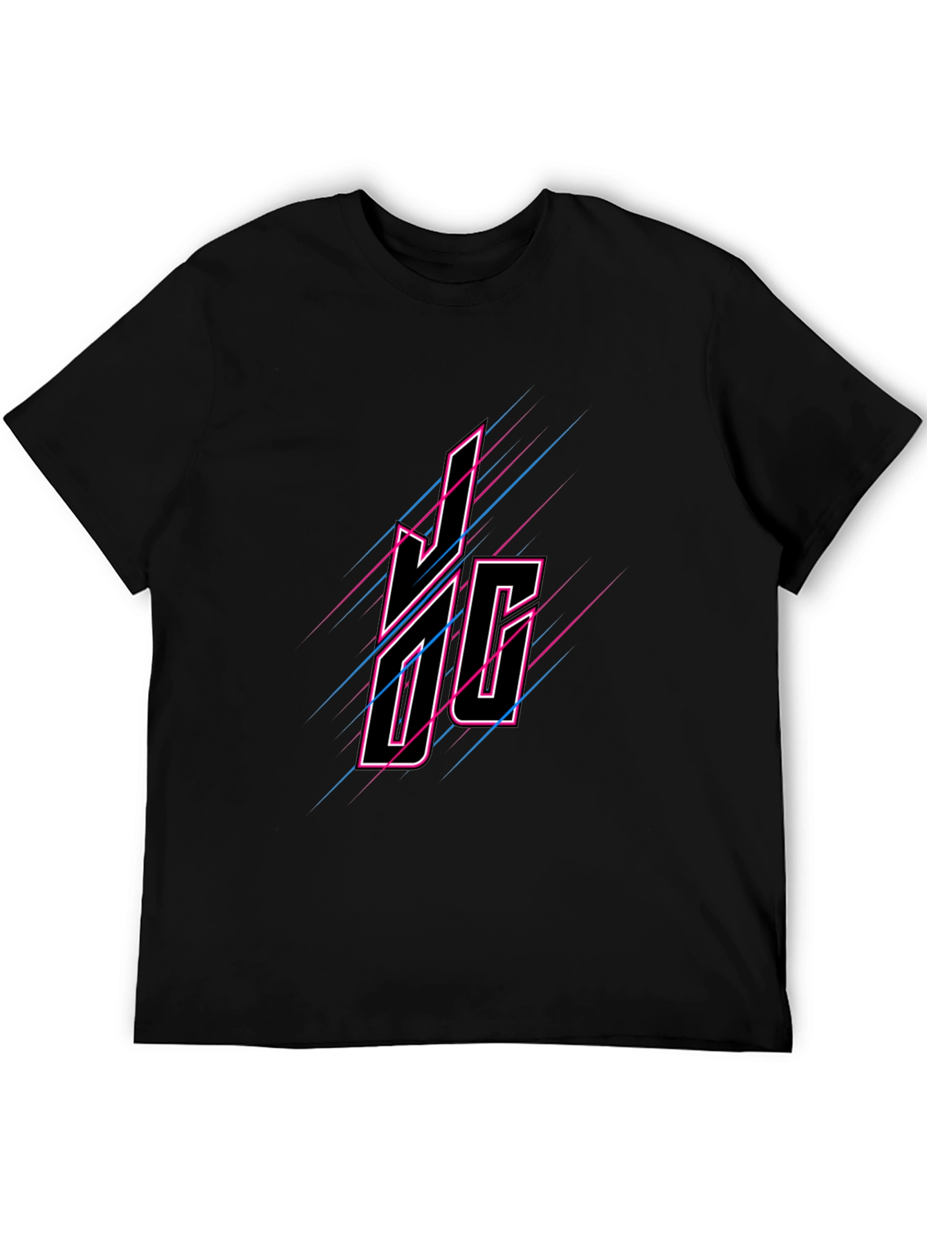 Black JOG Graphic Tee - Casual Cool